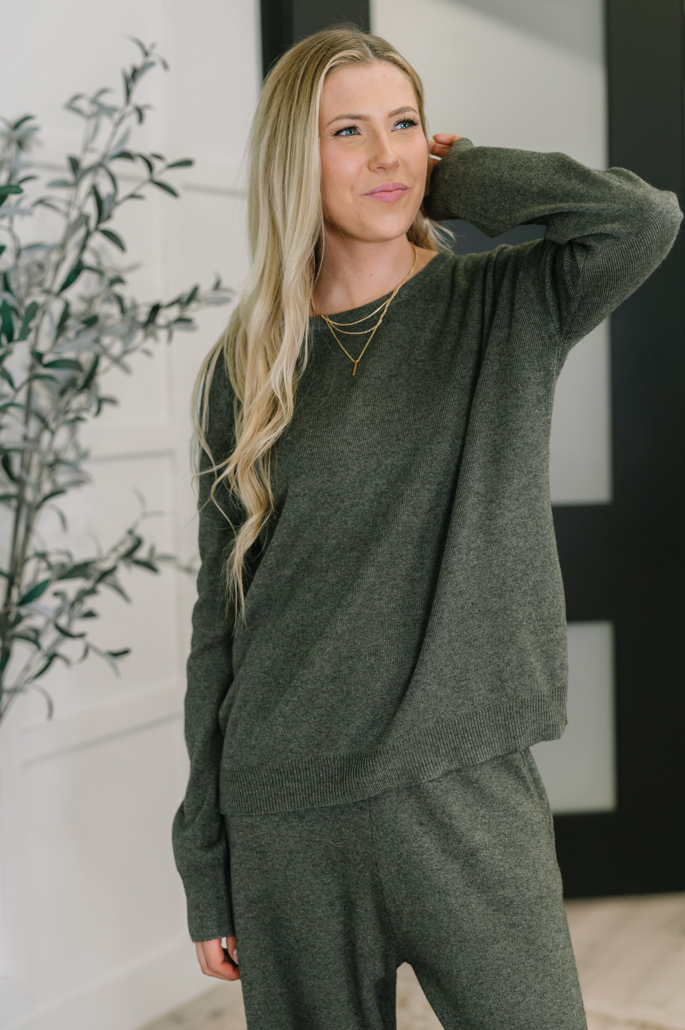Clove Sweater • Moss