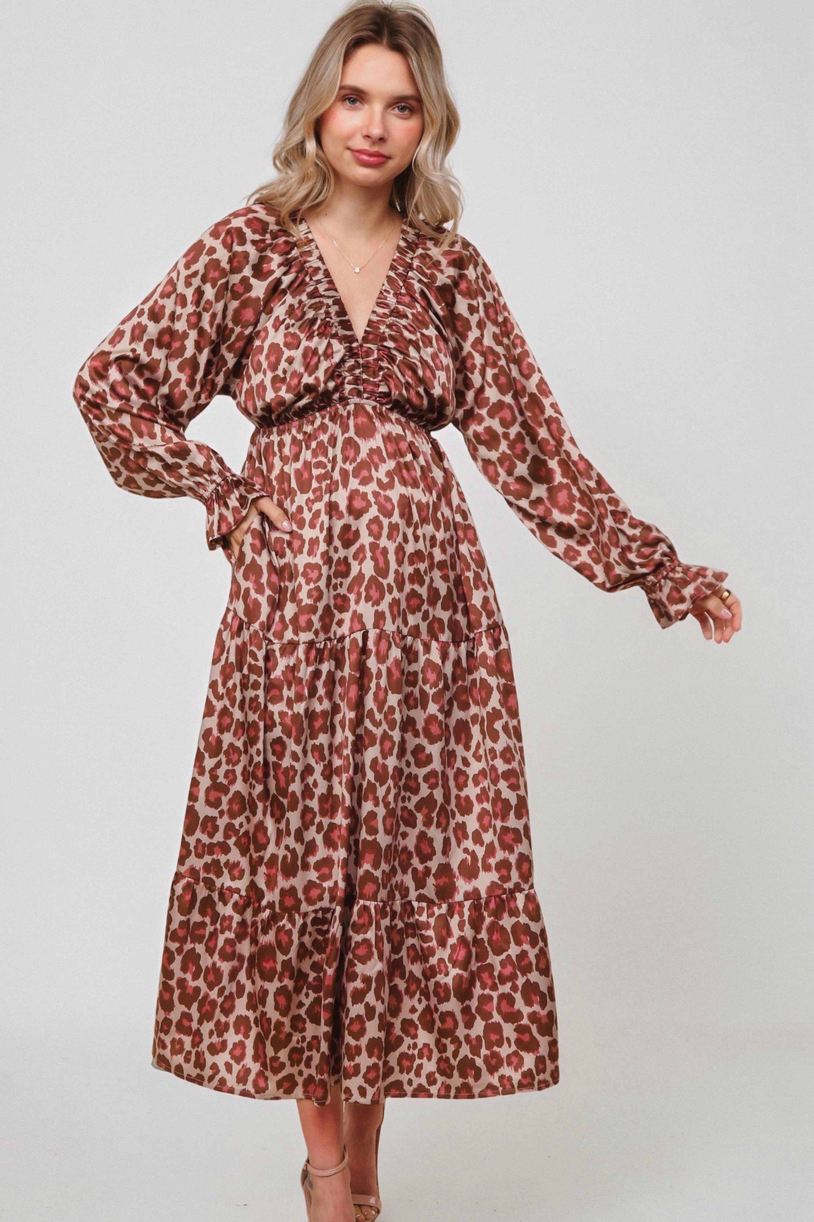 Wild Grace Leopard Maxi Dress