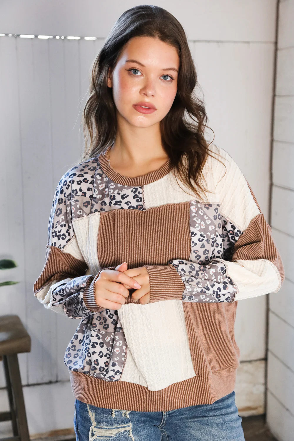 Wild Stitches Cable Knit Sweater