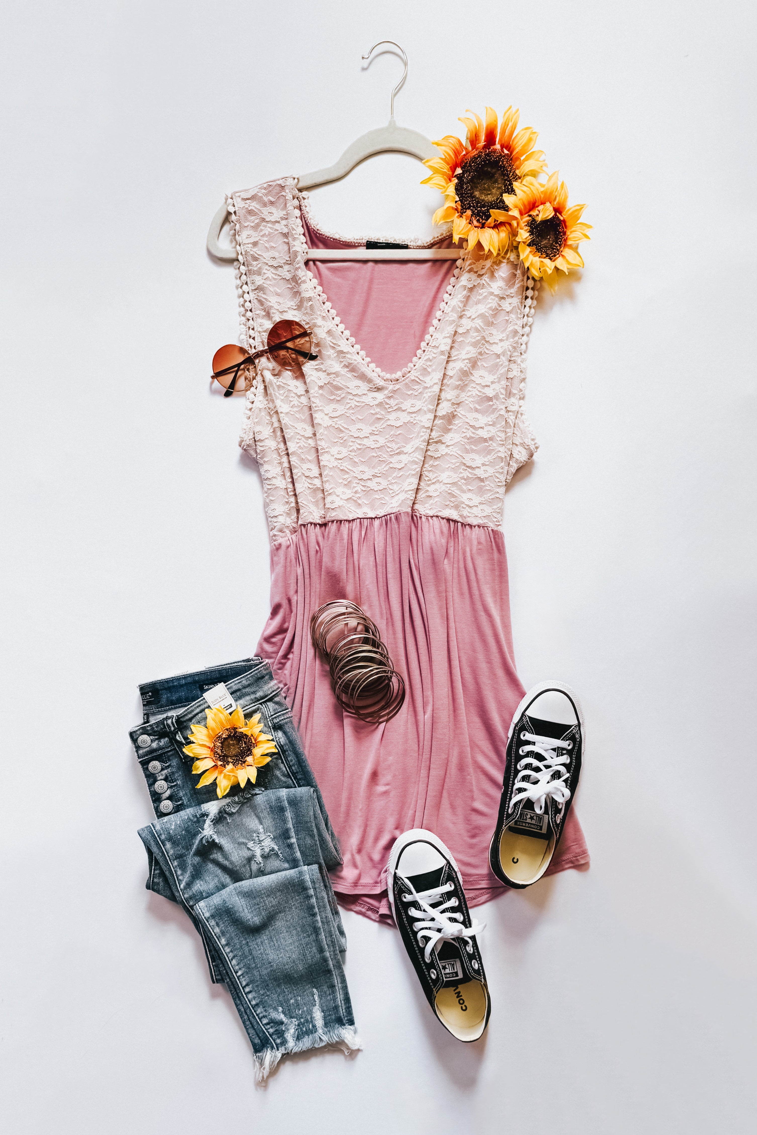 Blushing Beauty Lace Babydoll Top