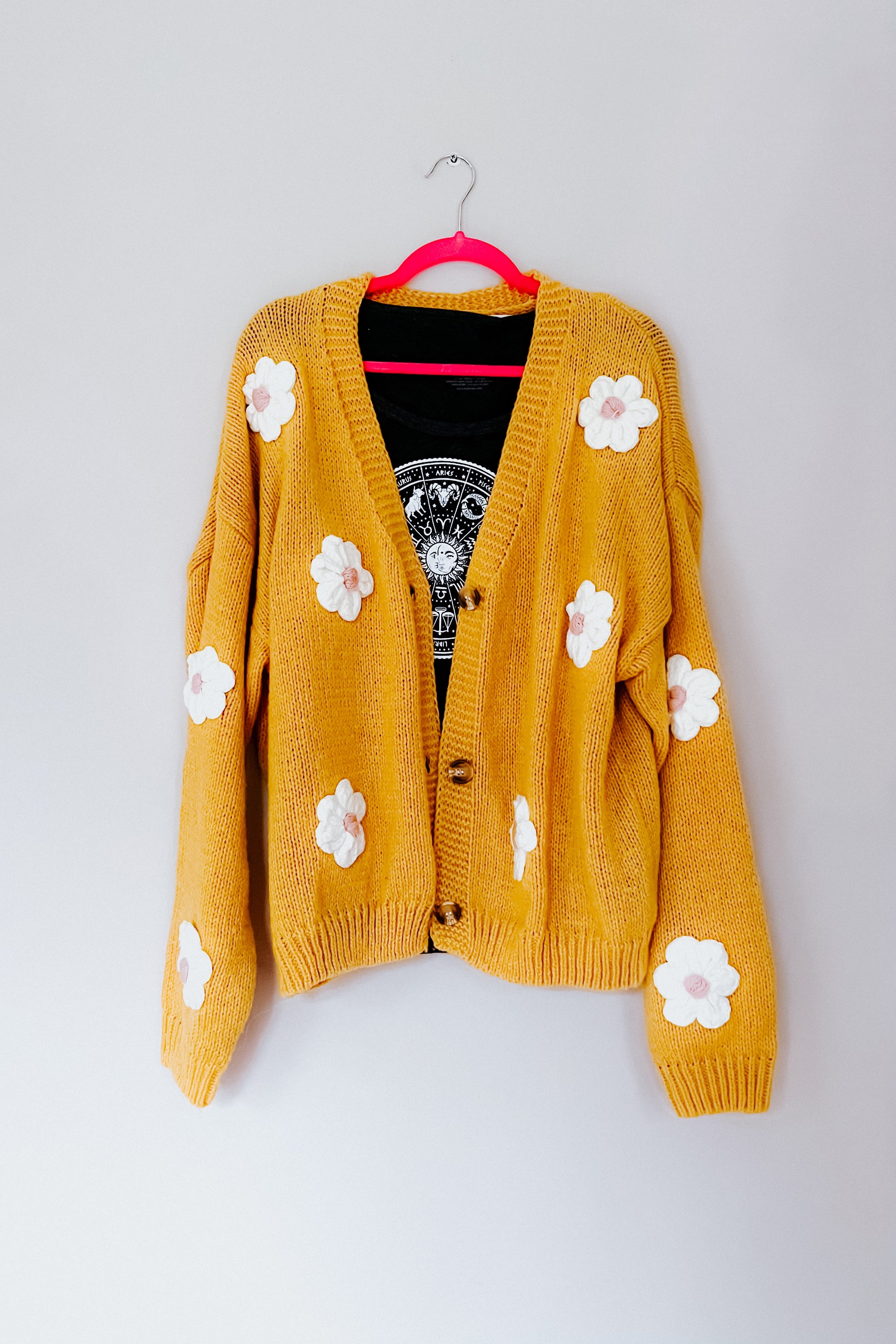 You're Enough Floral Cardigan
