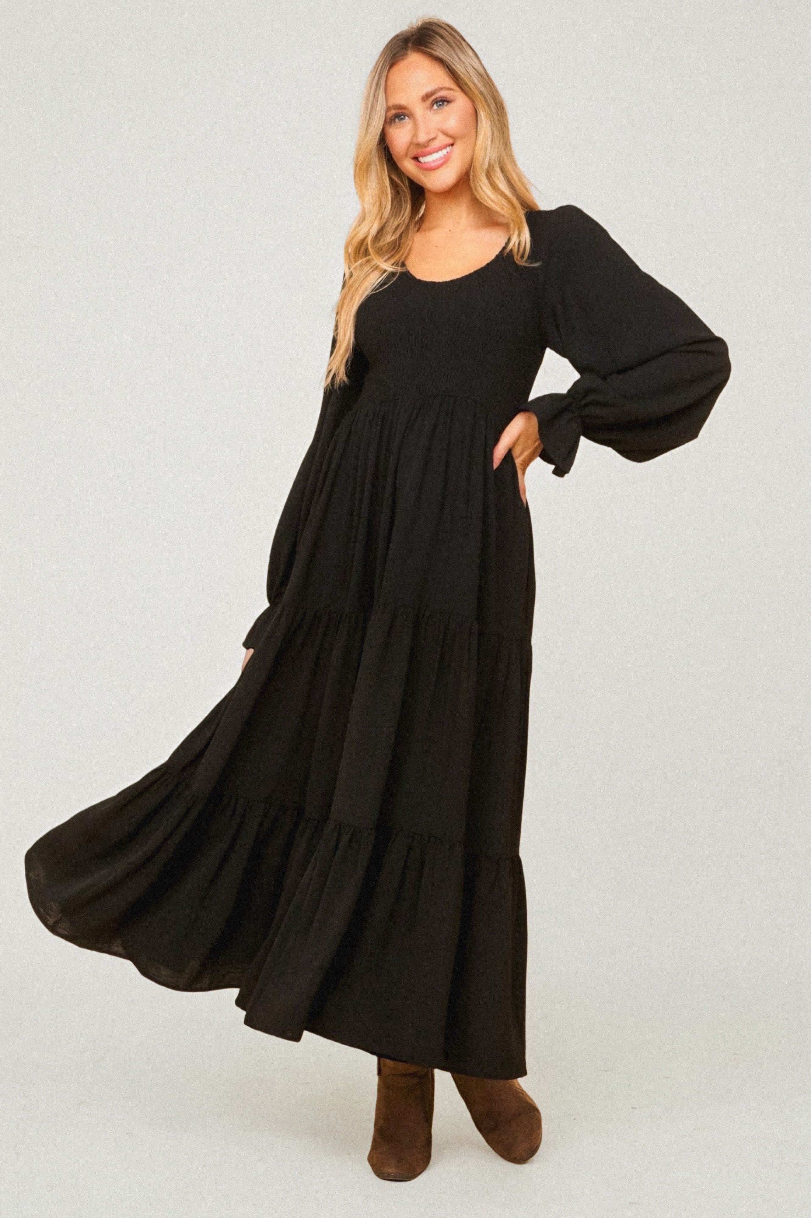 Magic Maxi Dress • Black