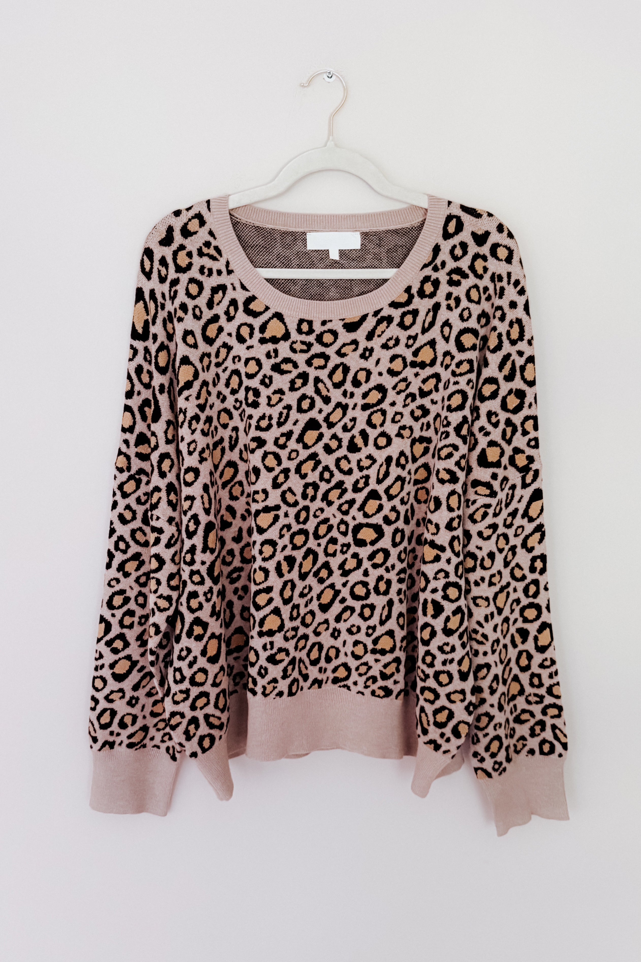 Savanna Style Leopard Pullover