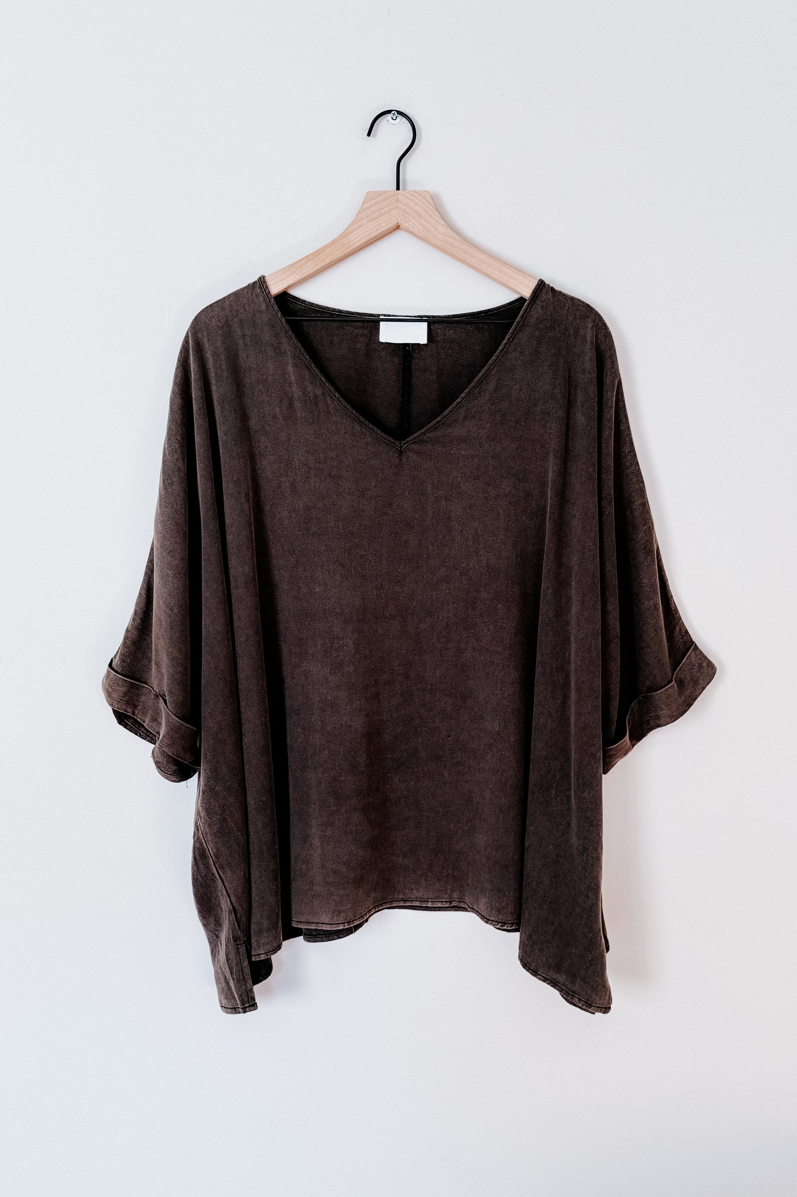 Wishy Washy Mineral Washed Oversized Top