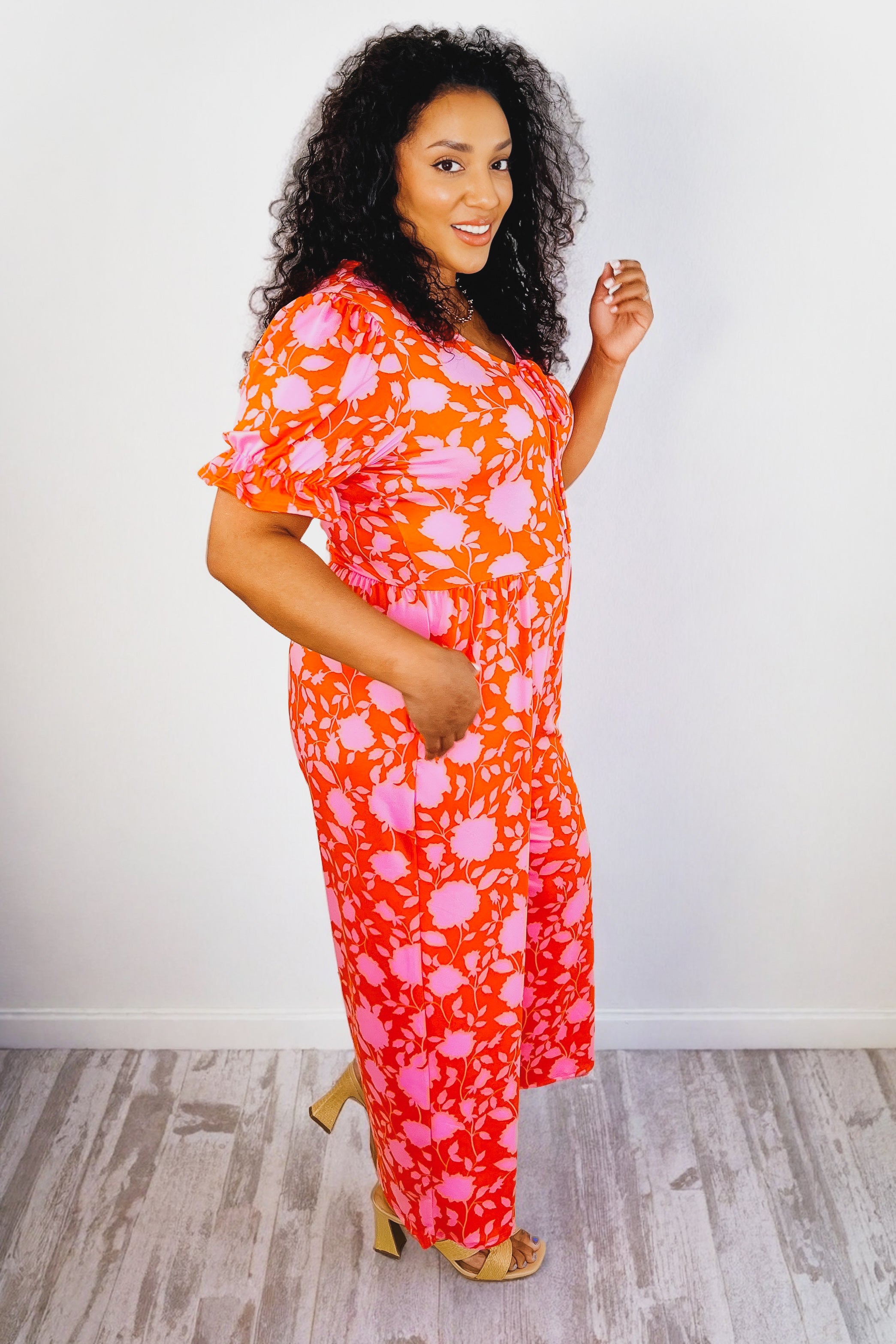 She's got Mojo Puff Sleeve Jumpsuit