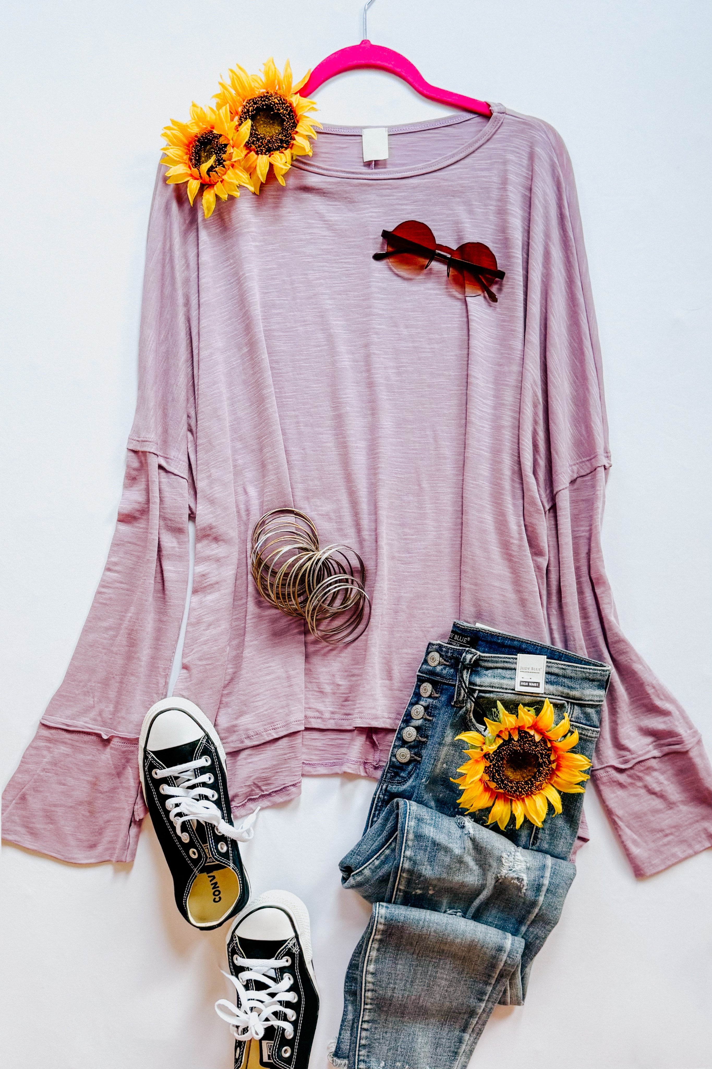 Face It Together Step Hem Pullover