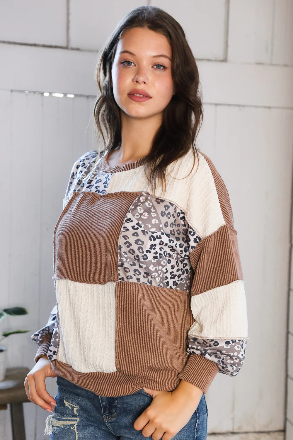Wild Stitches Cable Knit Sweater