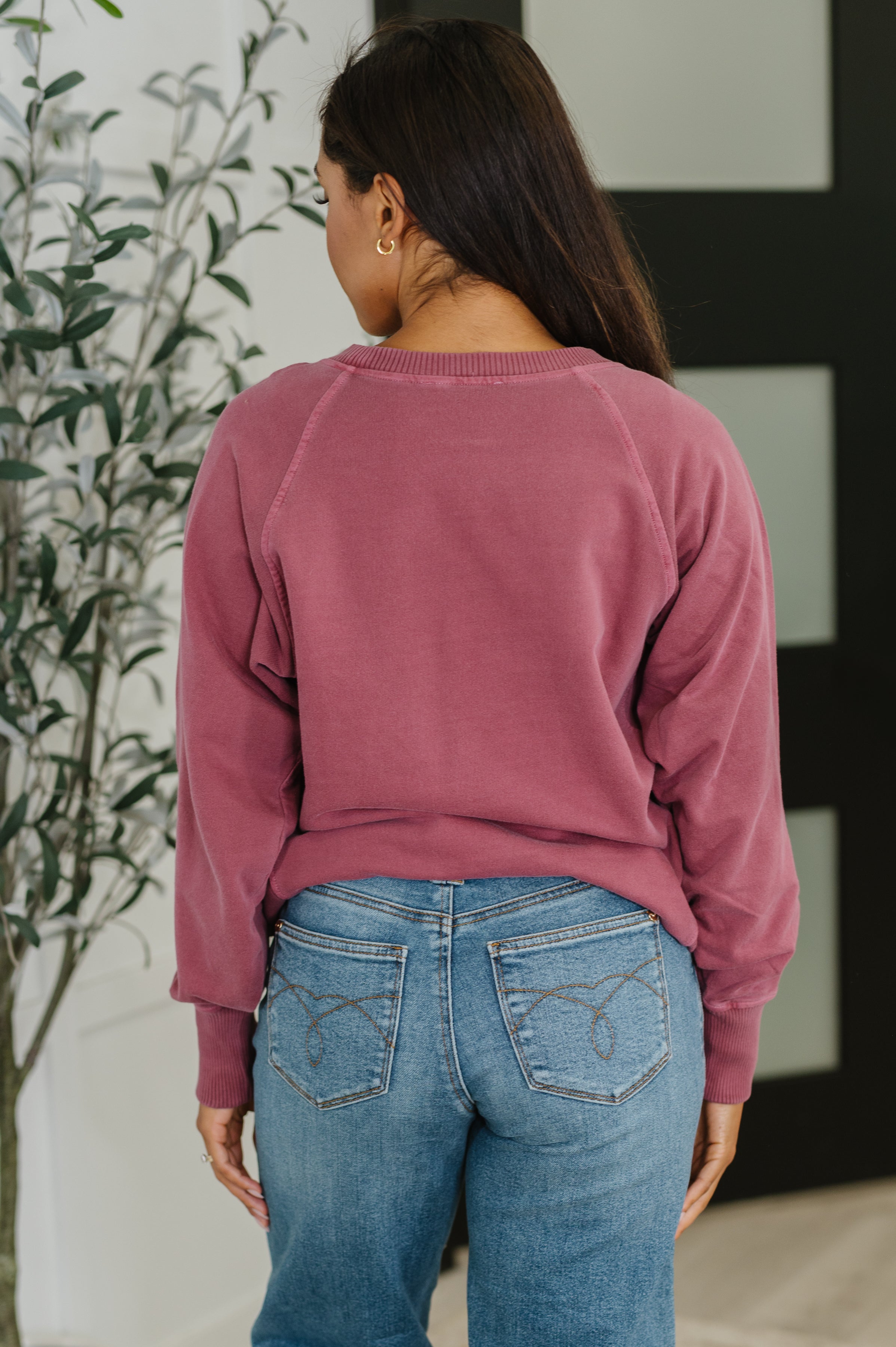 For the Experience Relaxed Pullover • Cabernet