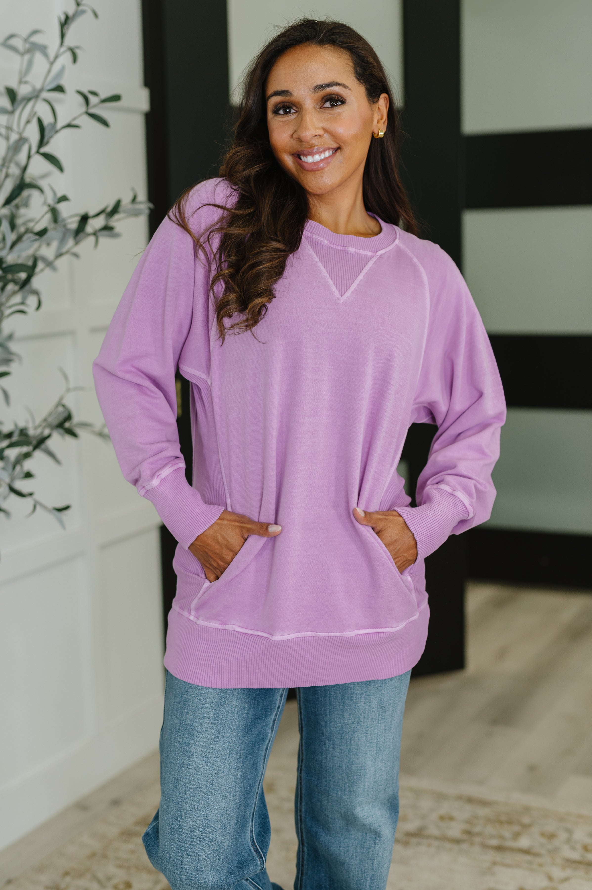 For the Experience Relaxed Pullover • Lavender