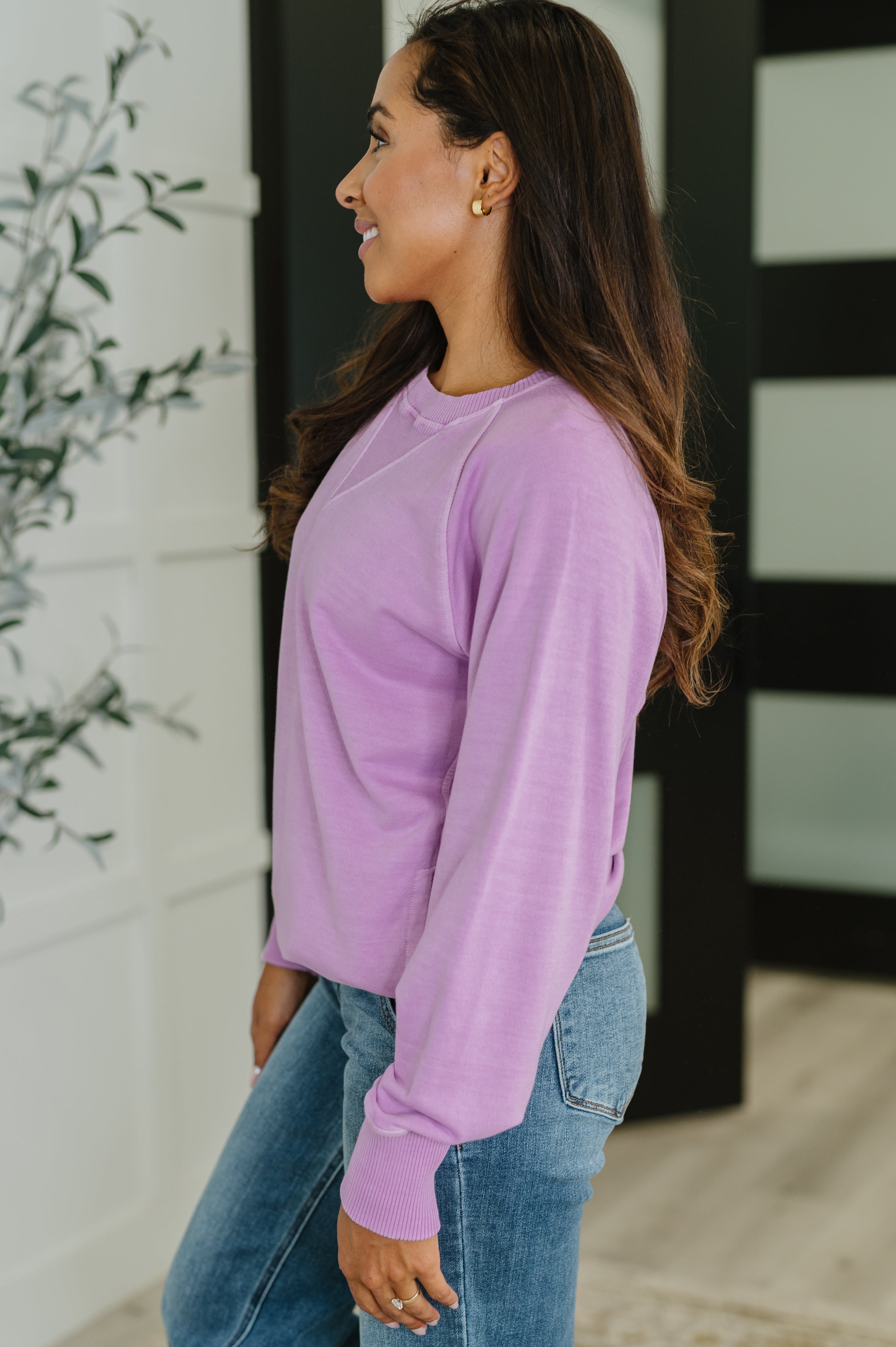 For the Experience Relaxed Pullover • Lavender