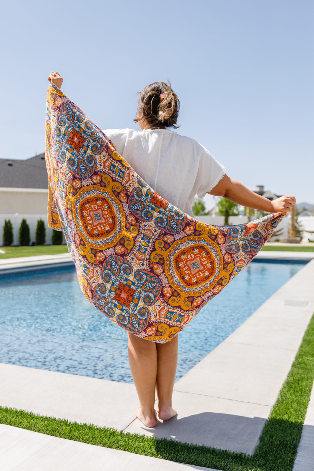 Luxury Beach Towel • Boho Medallions