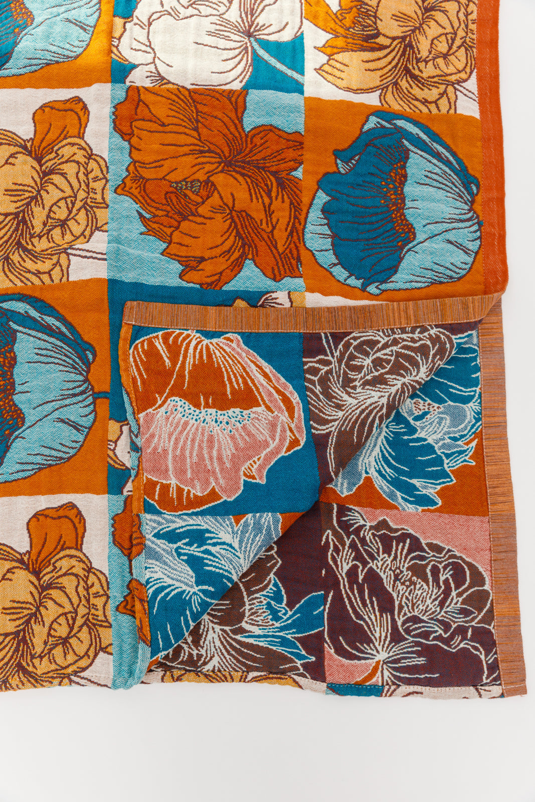 Luxury Beach Towel • Block Floral