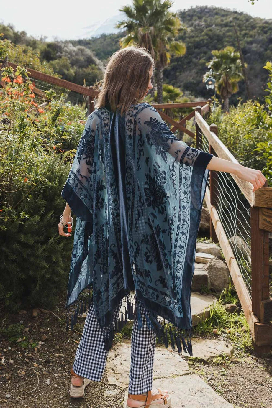Arya Velvet Mesh Tapestry Layering Piece