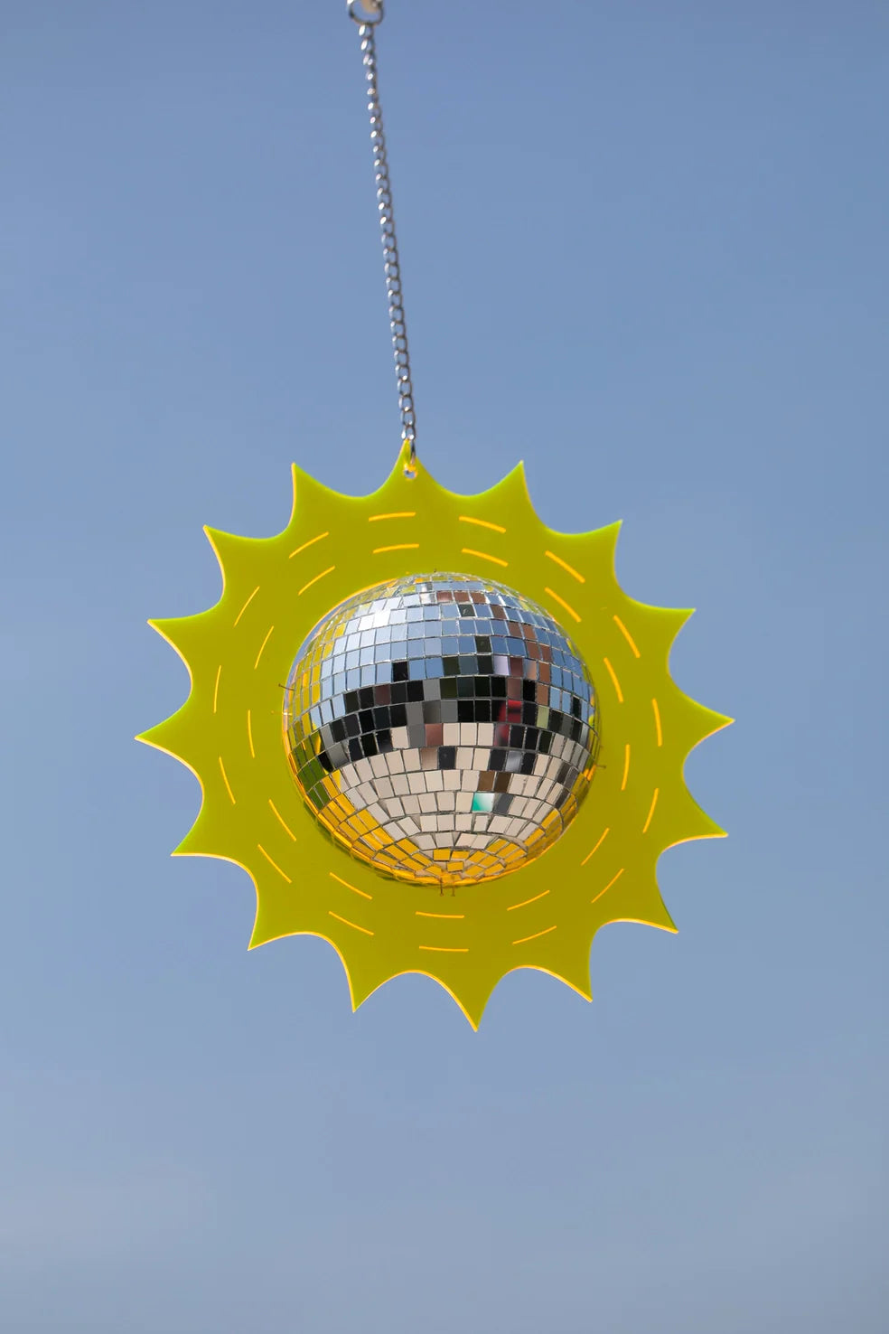 Hanging Disco Sunburst Sun Catcher