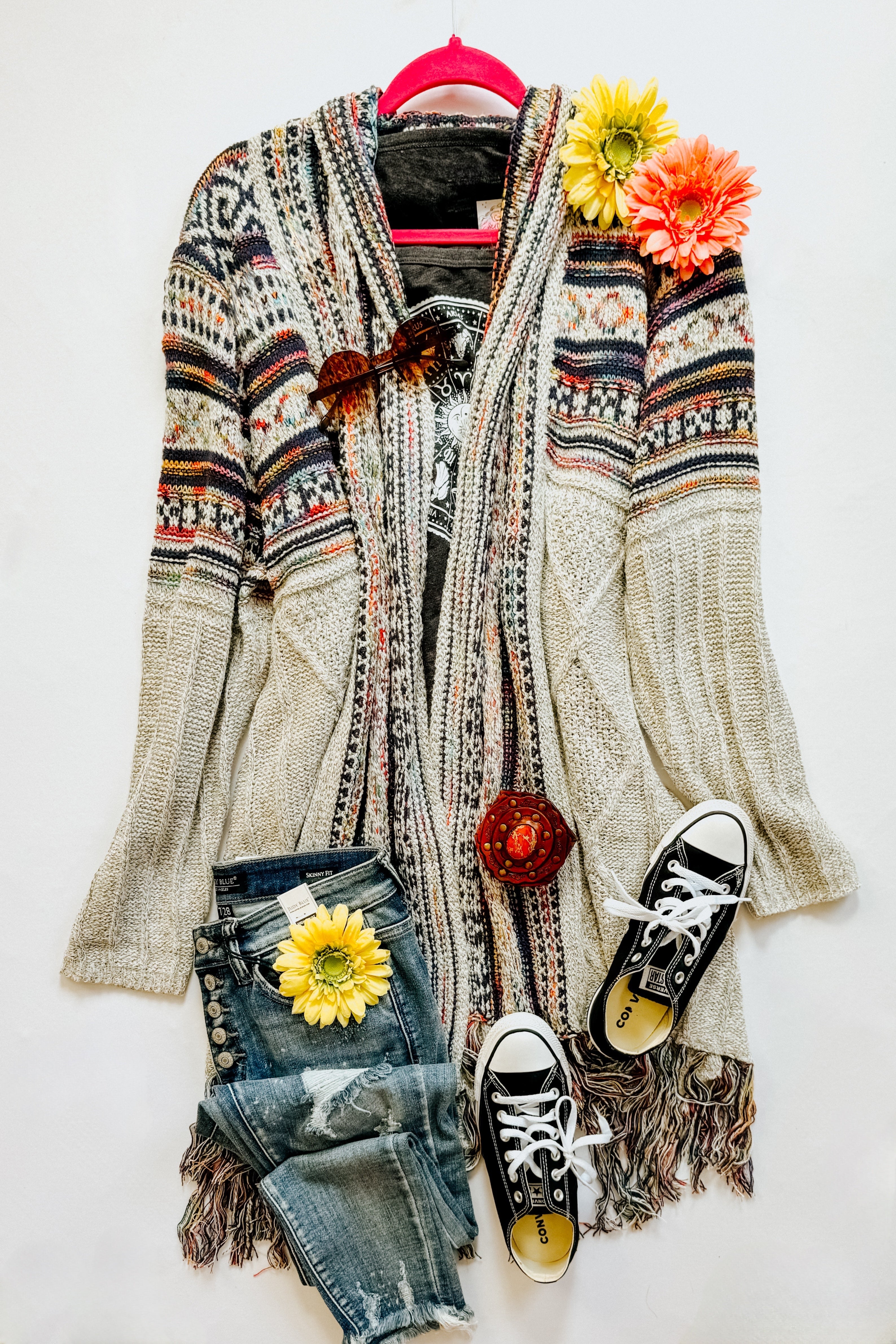 Oh So Lucky Fringe Cardigan