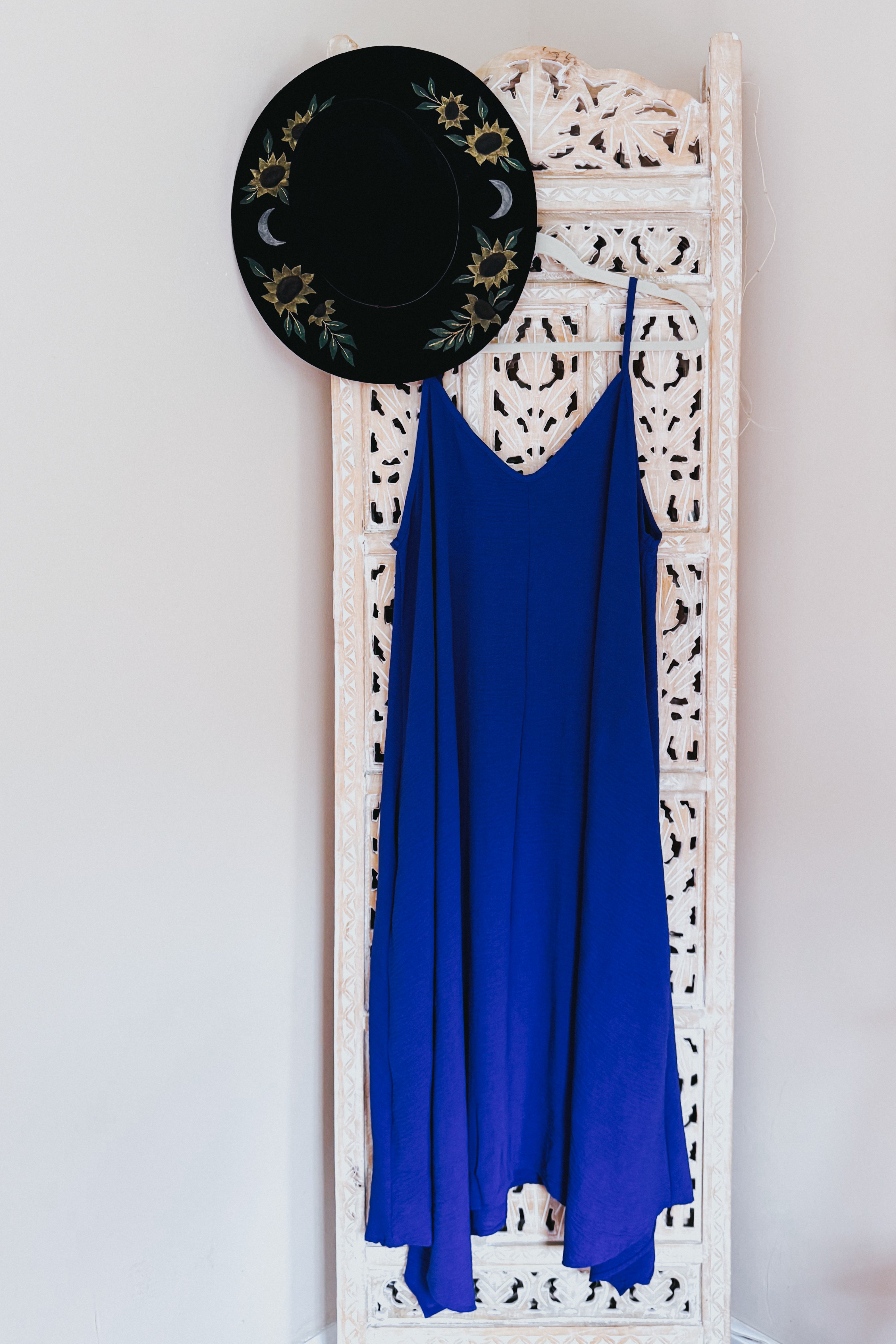 Blue Skies Handkerchief Hem Dress