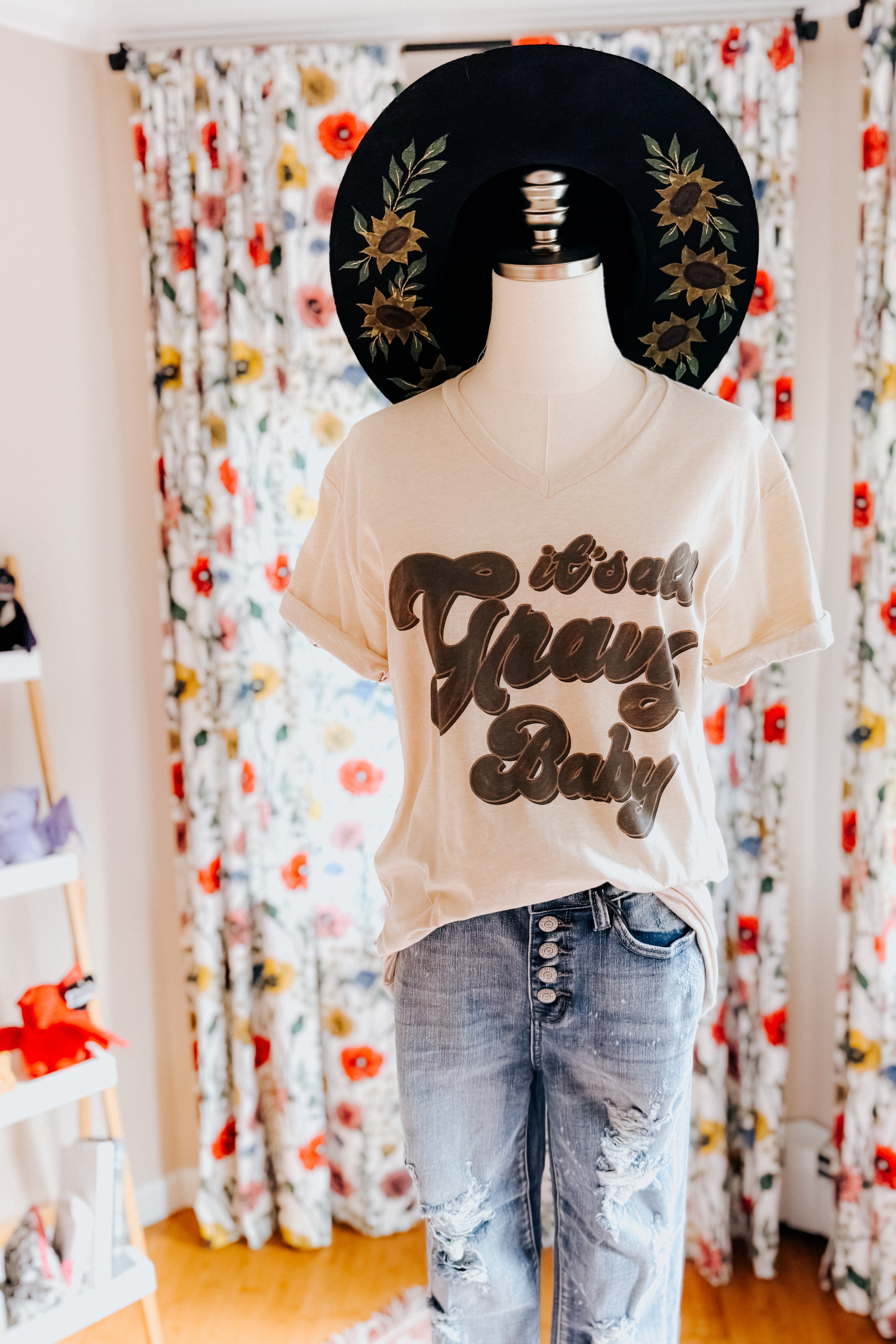 It’s All Gravy Baby V Neck Tee