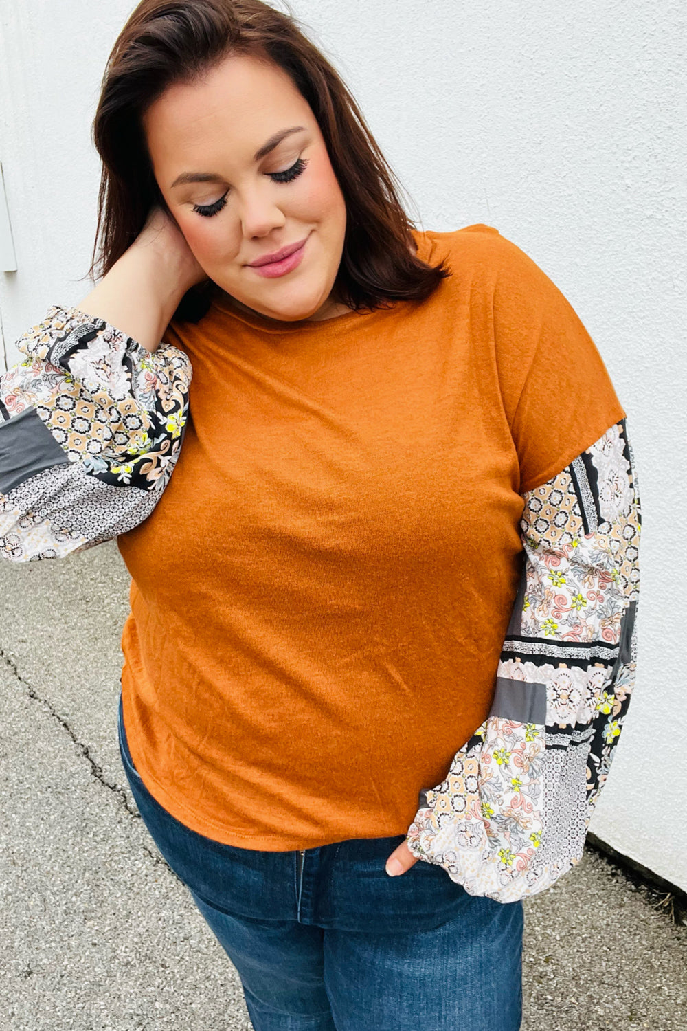 Go Your Own Way Bubble Sleeve Top