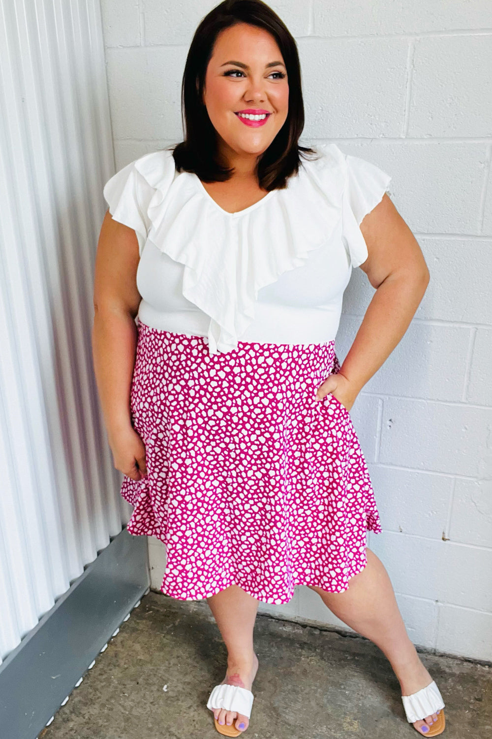 Breathe Deeper Woven Dress - Atomic Wildflower