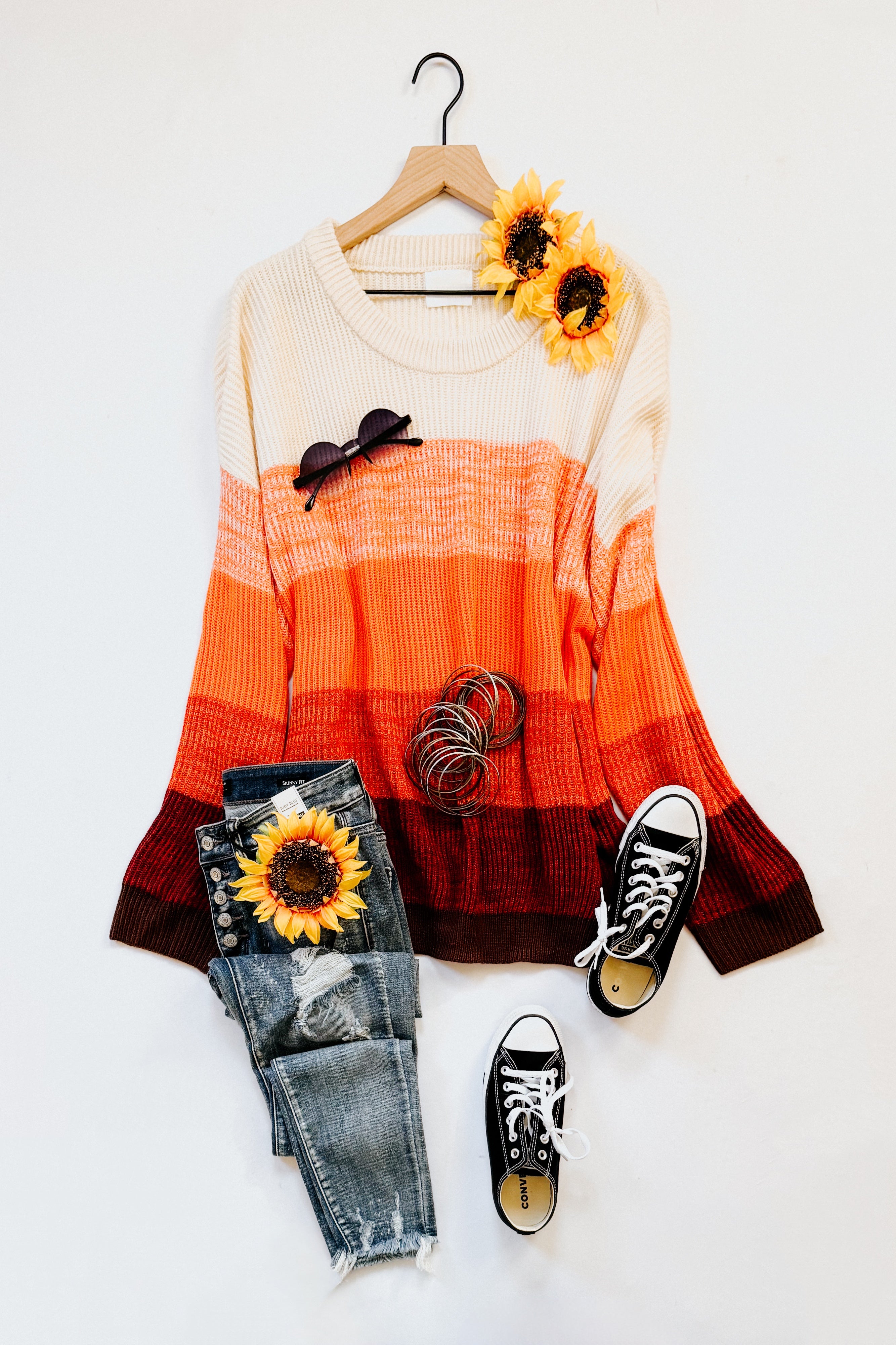 All Too Well Color Block Sweater