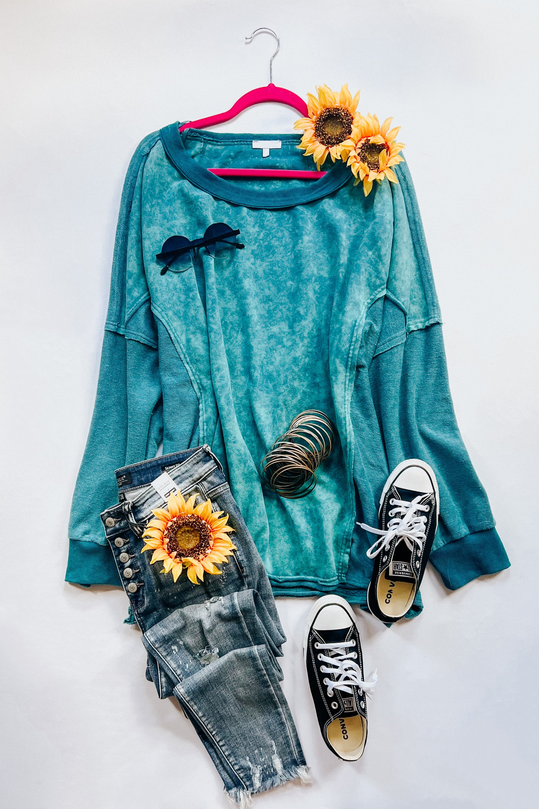 Ocean's Apart Mineral Wash Pullover