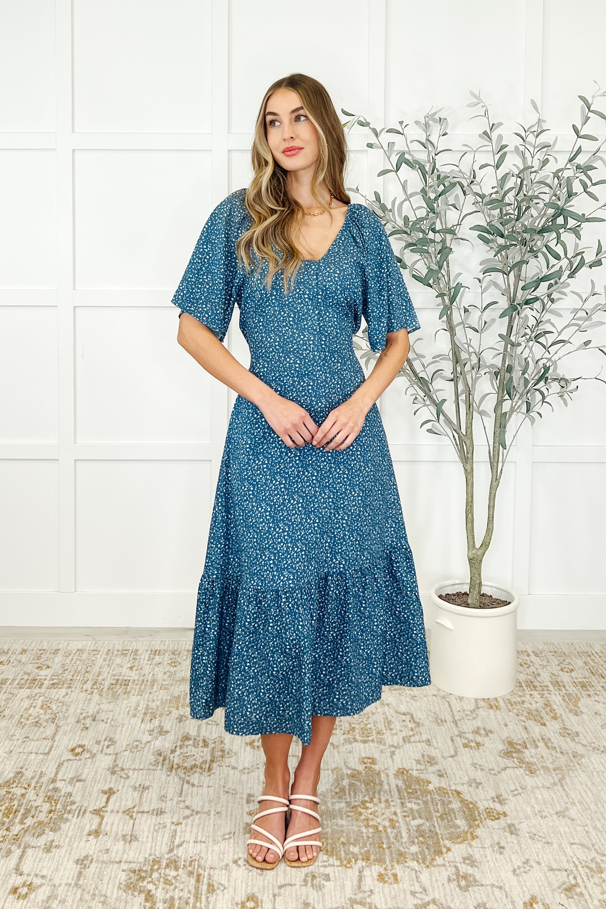 Olive Dress • Blue Vineyard