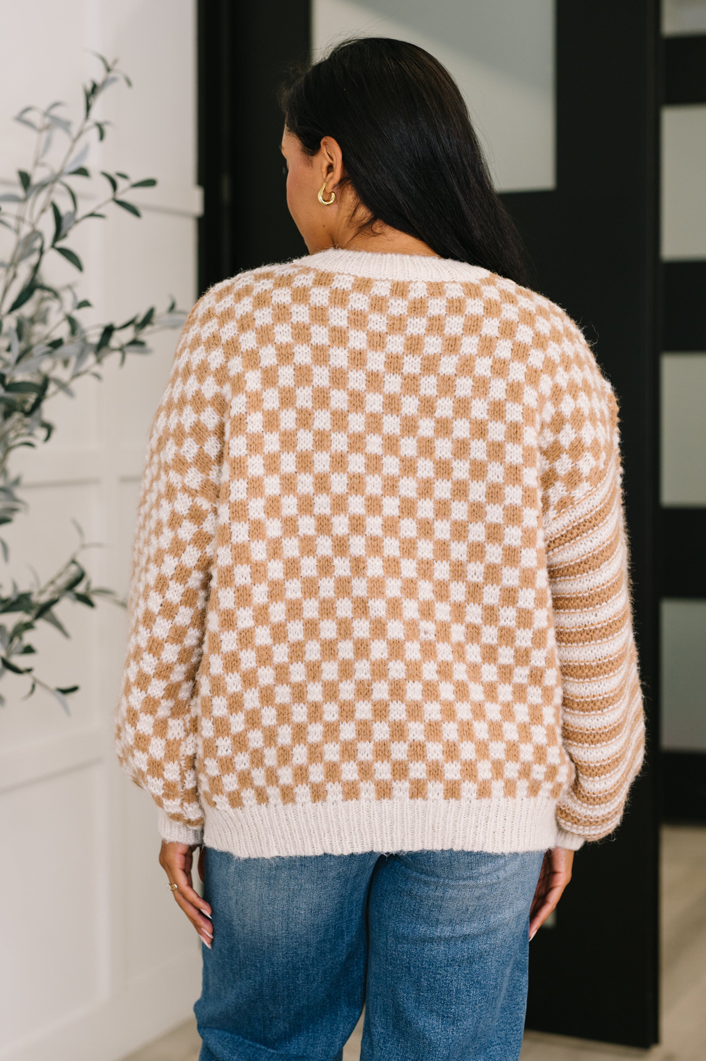 Pattern Play Oversized Pullover • Taupe