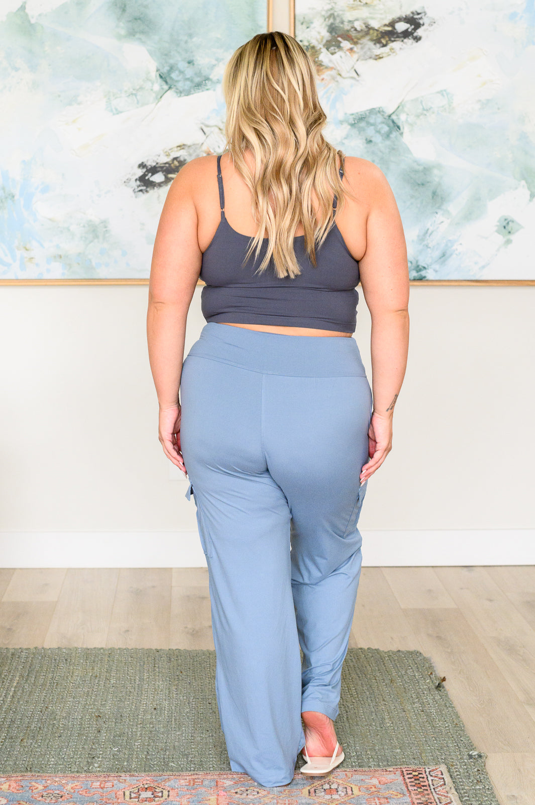 Race to Relax Cargo Pants • Chambray