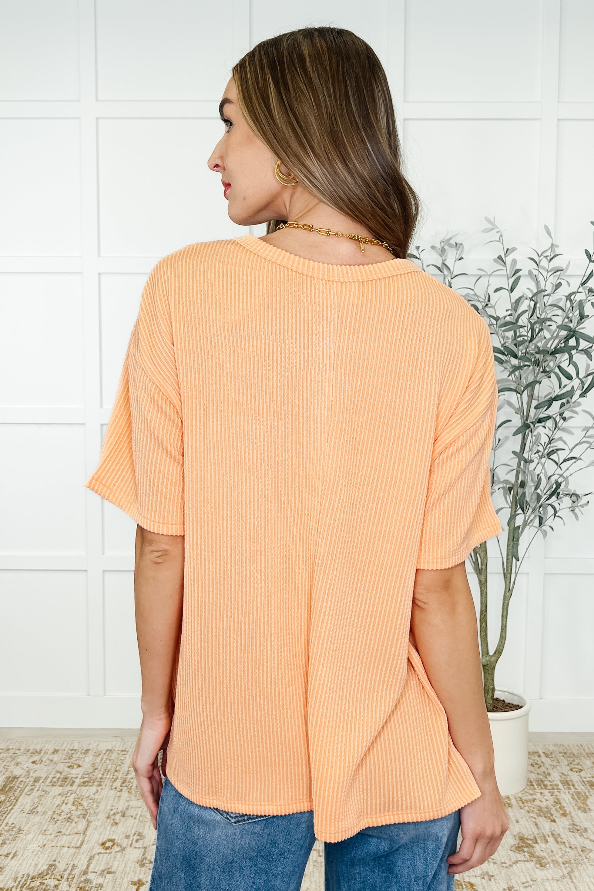 The Go-To Tee • Apricot Bliss