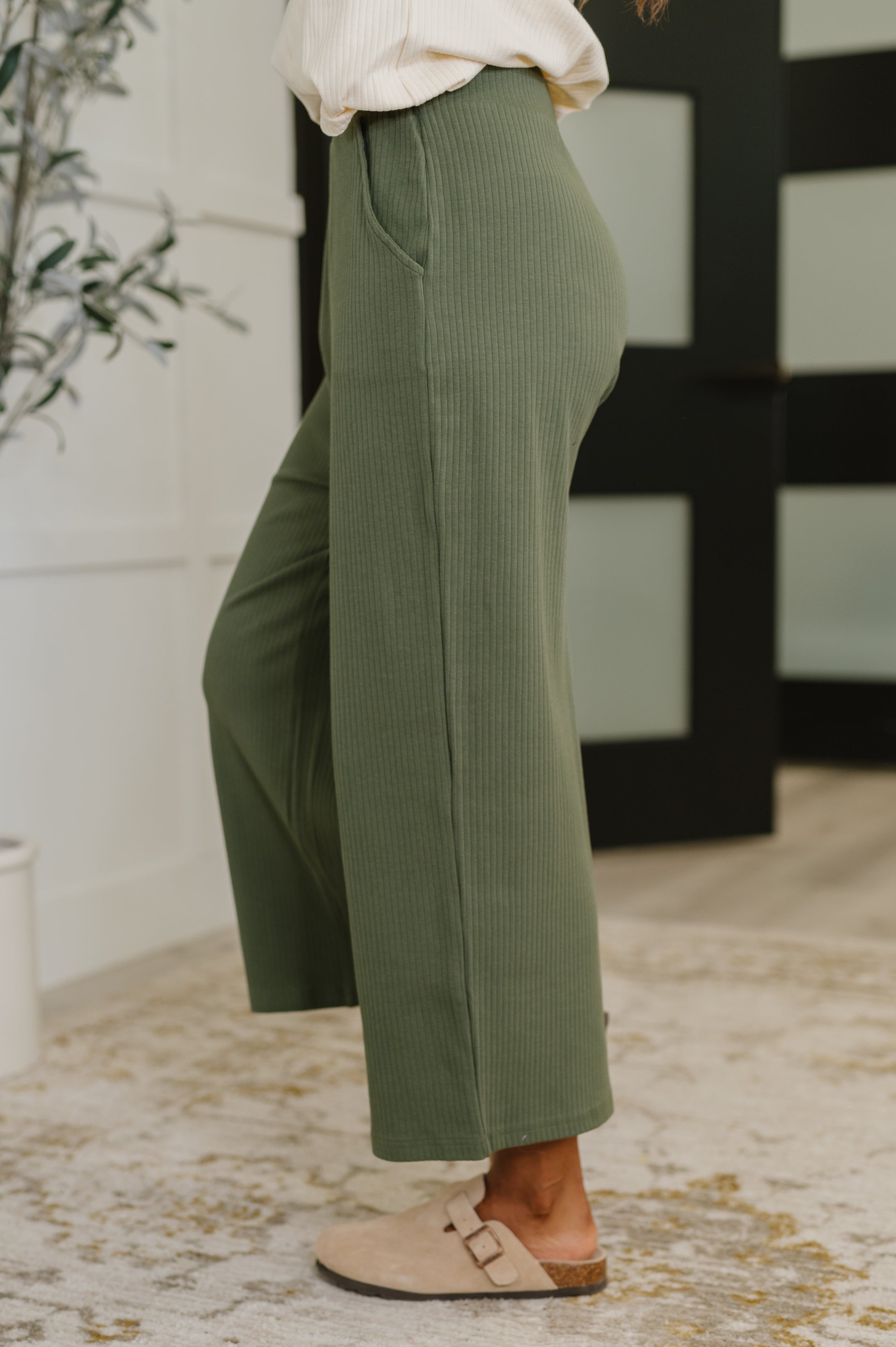 Thyme Culotte Pants • Dusty Pine