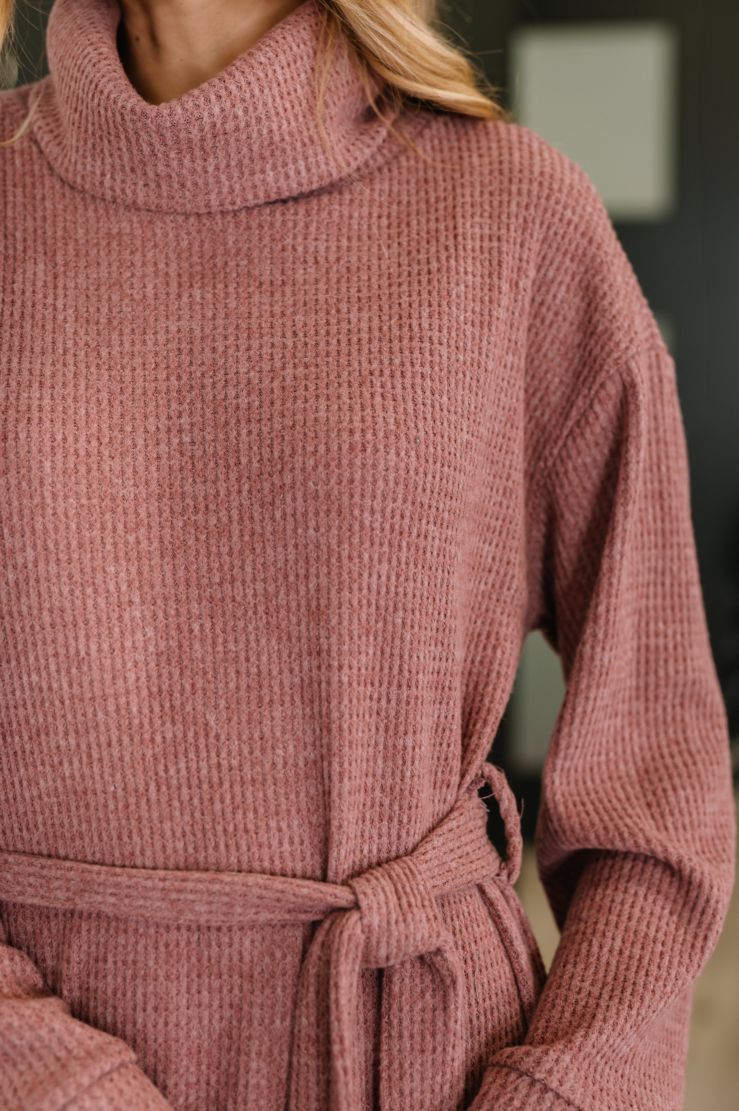 Travel Plush Knit Dress • Autumn Berry