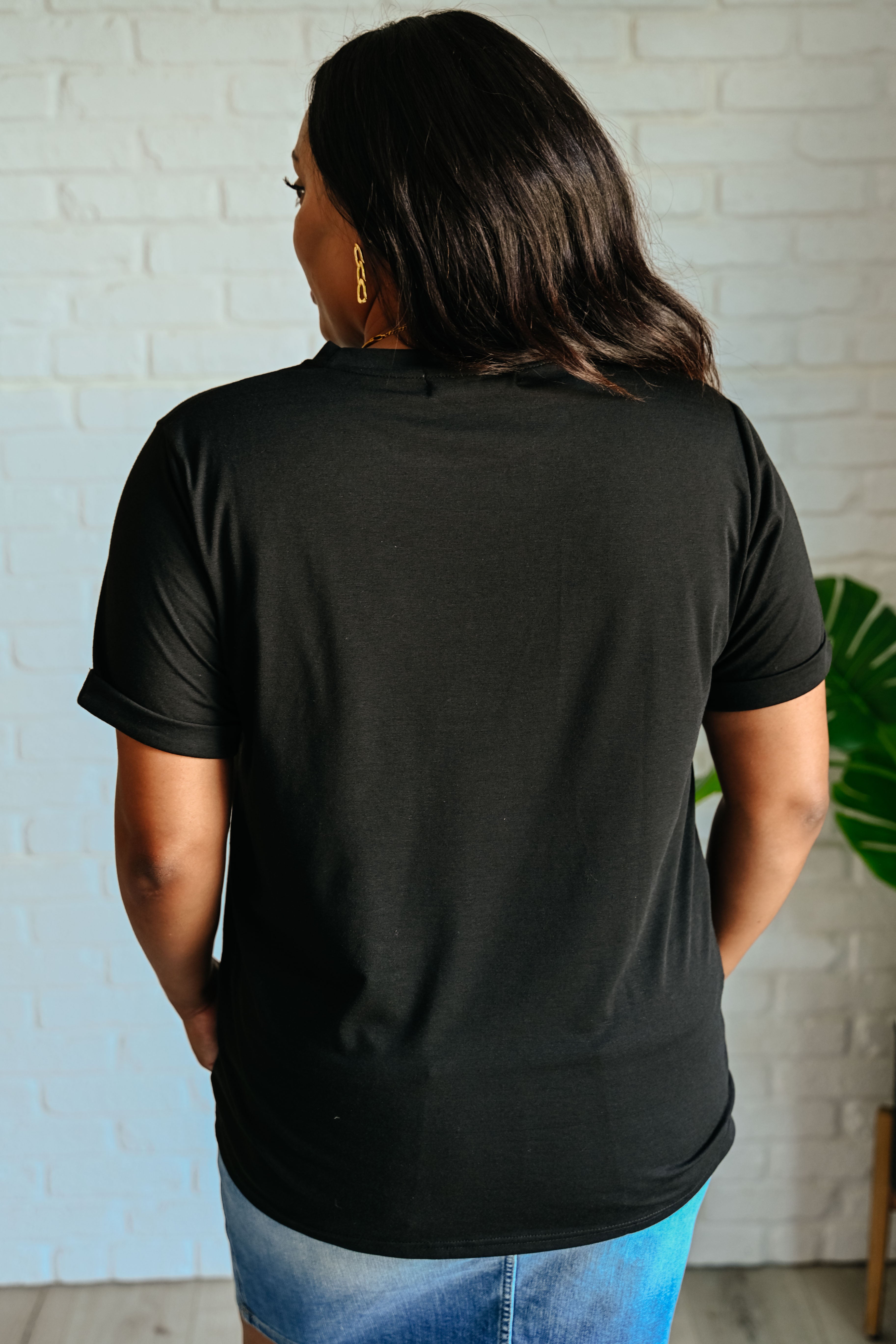 Uptown Crew T-Shirt • Black