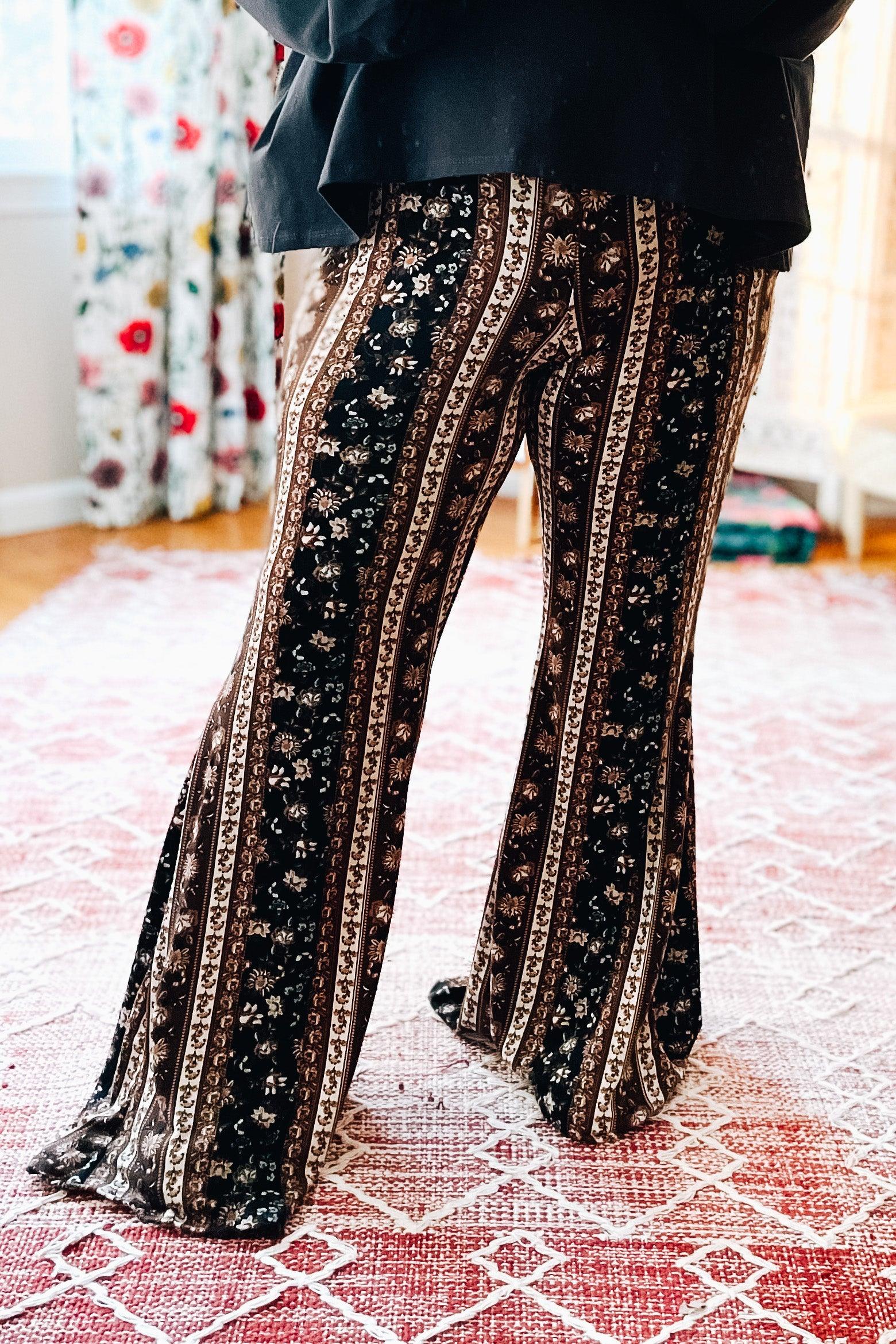 Paisley Perfection Bell Bottoms - Atomic Wildflower