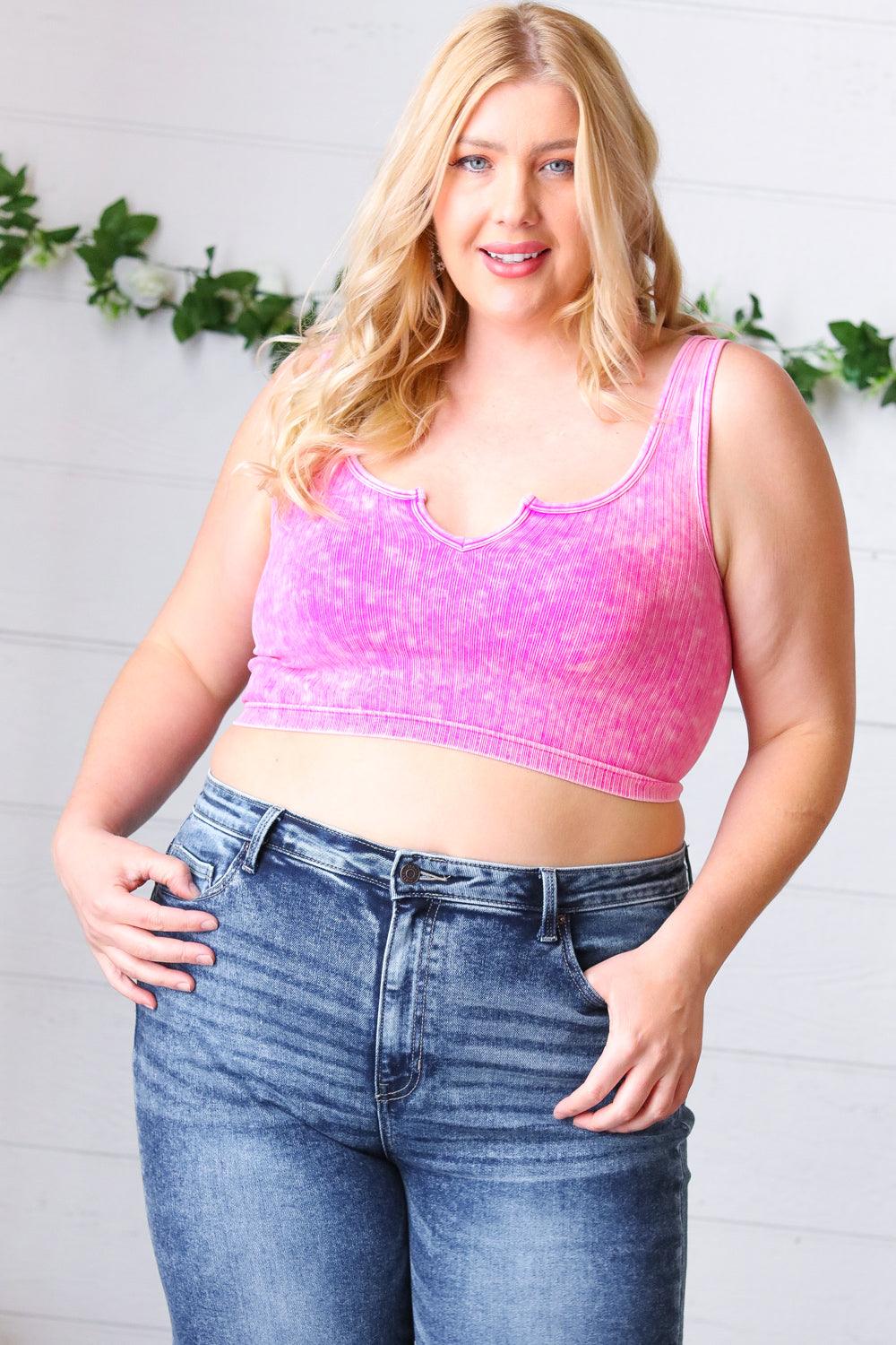 Still The One Cropped Tank • Pink - Atomic Wildflower