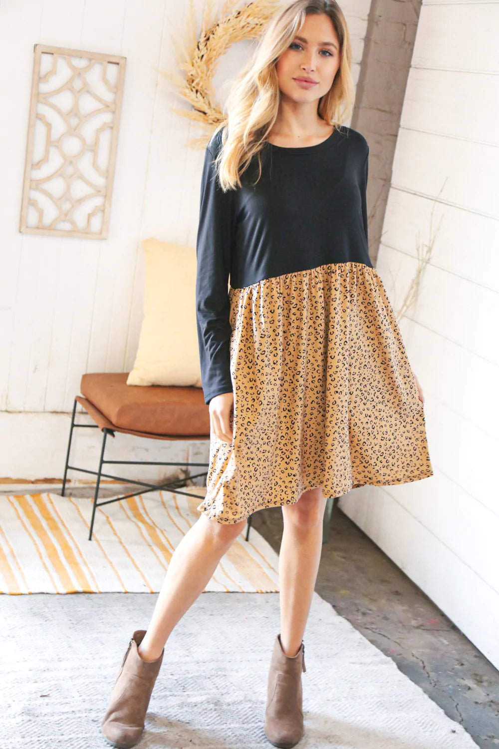 Most Wanted Leopard Dress - Atomic Wildflower