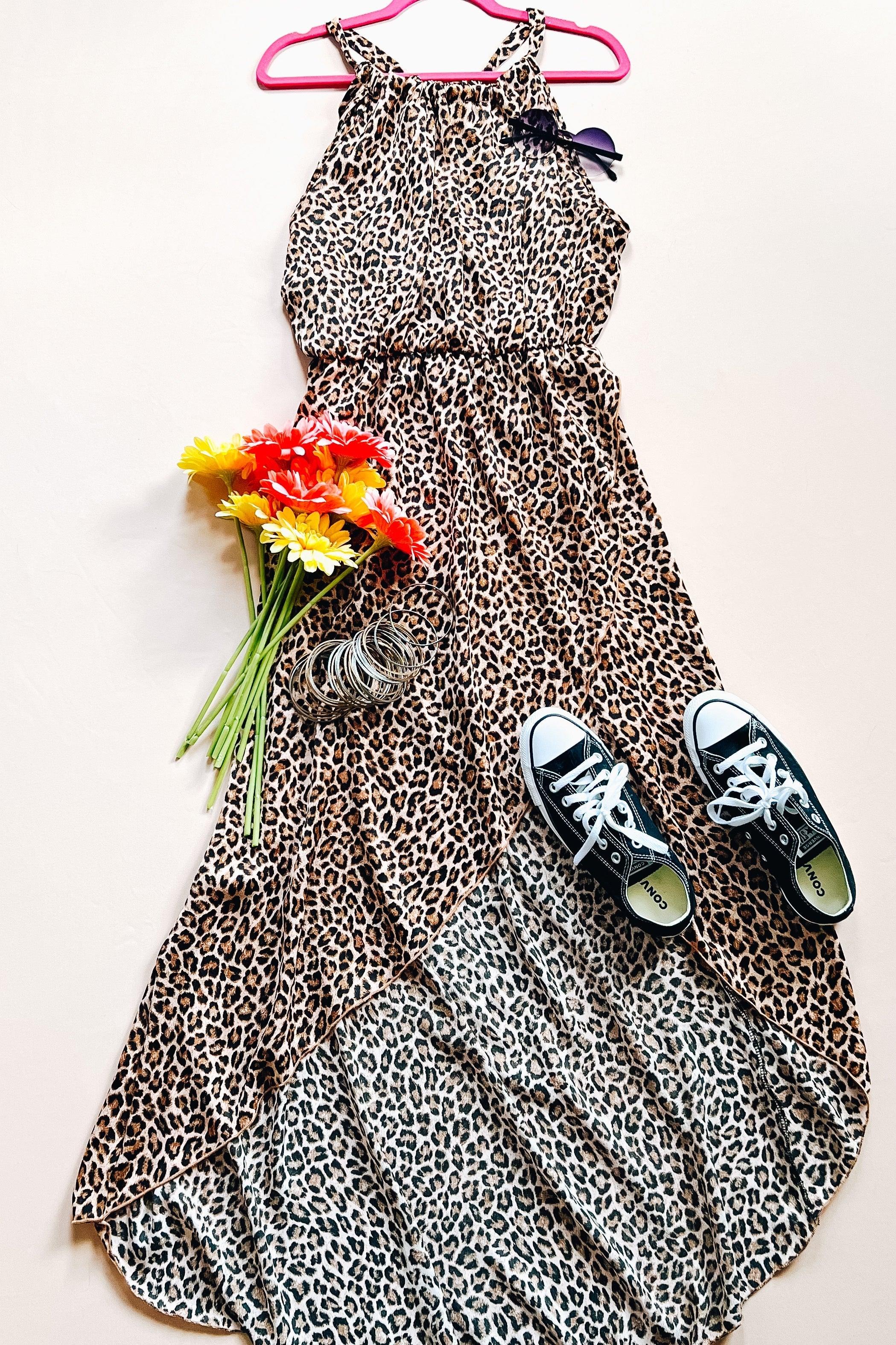 Just My Luck Animal Print Dress - Atomic Wildflower