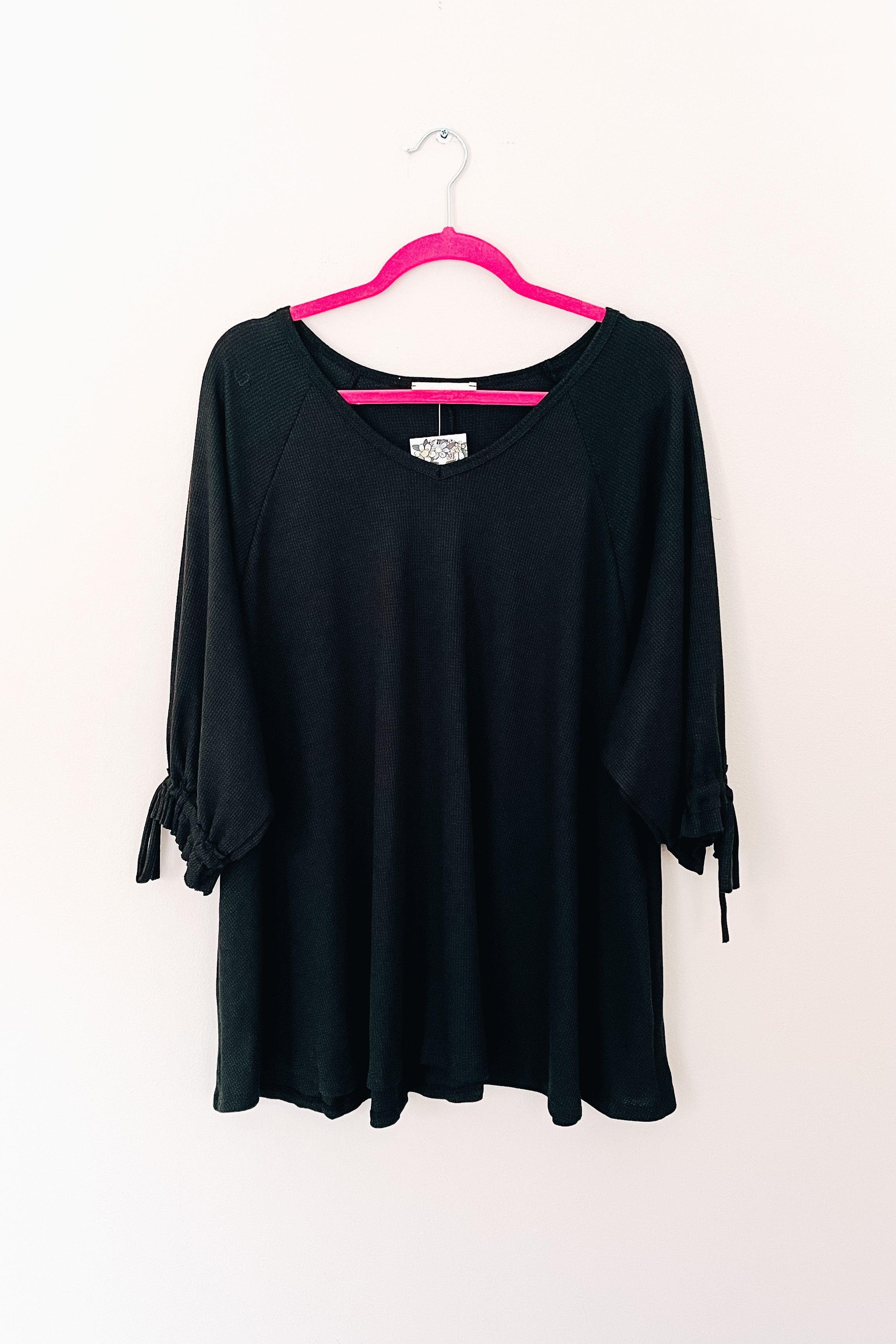 Beckham Bow Detail Bubble Sleeve Tunic - Atomic Wildflower