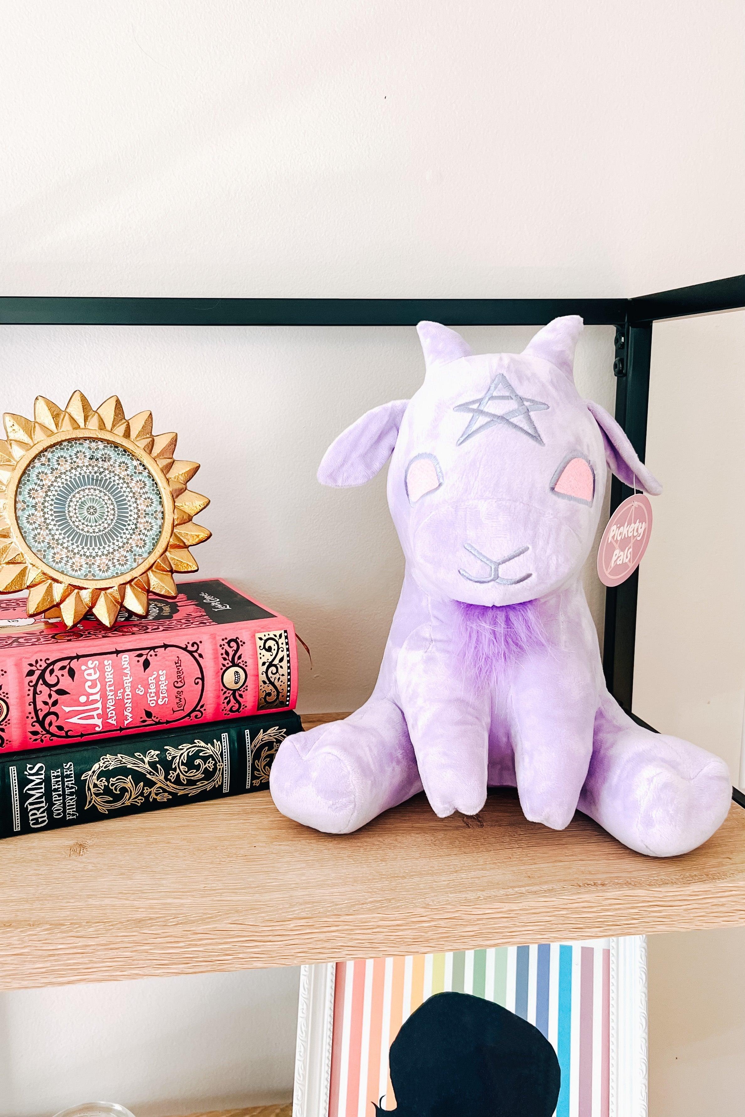 Baphy The Witchy Baby Goat Plushie • Lavender - Atomic Wildflower