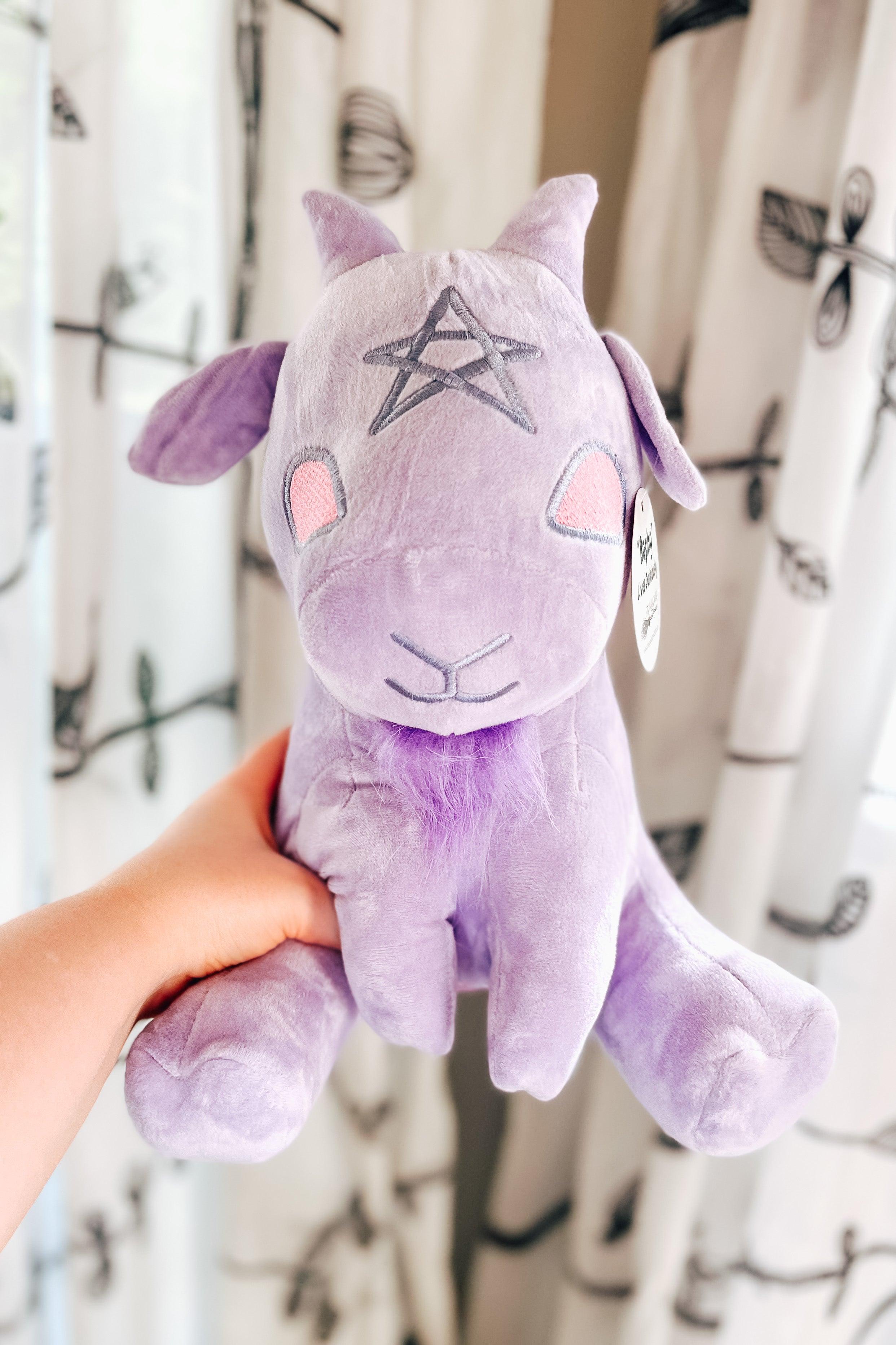 Baphy The Witchy Baby Goat Plushie • Lavender - Atomic Wildflower