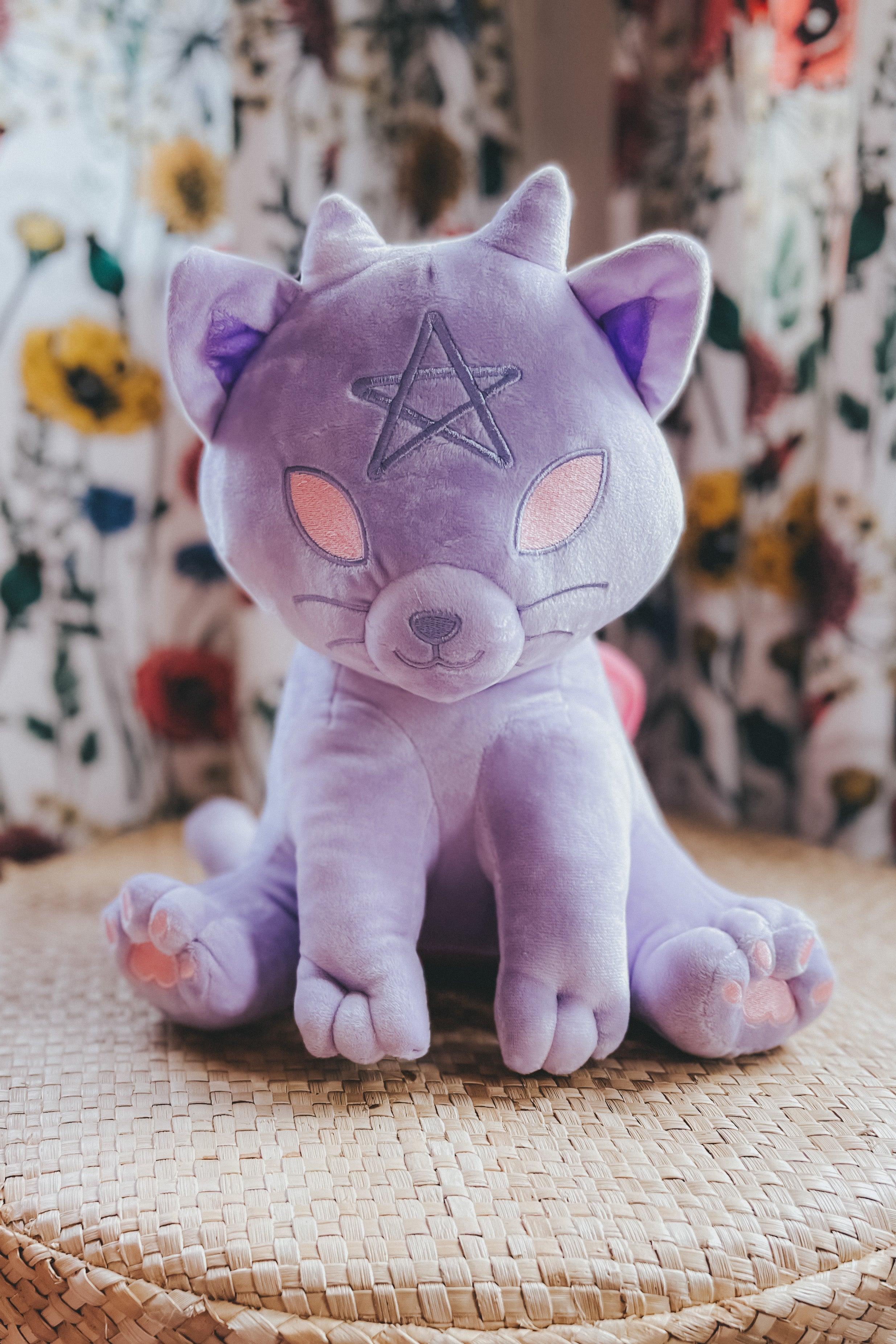 Lucipurr The Witchy Kitten Plushie • Lavender - Atomic Wildflower