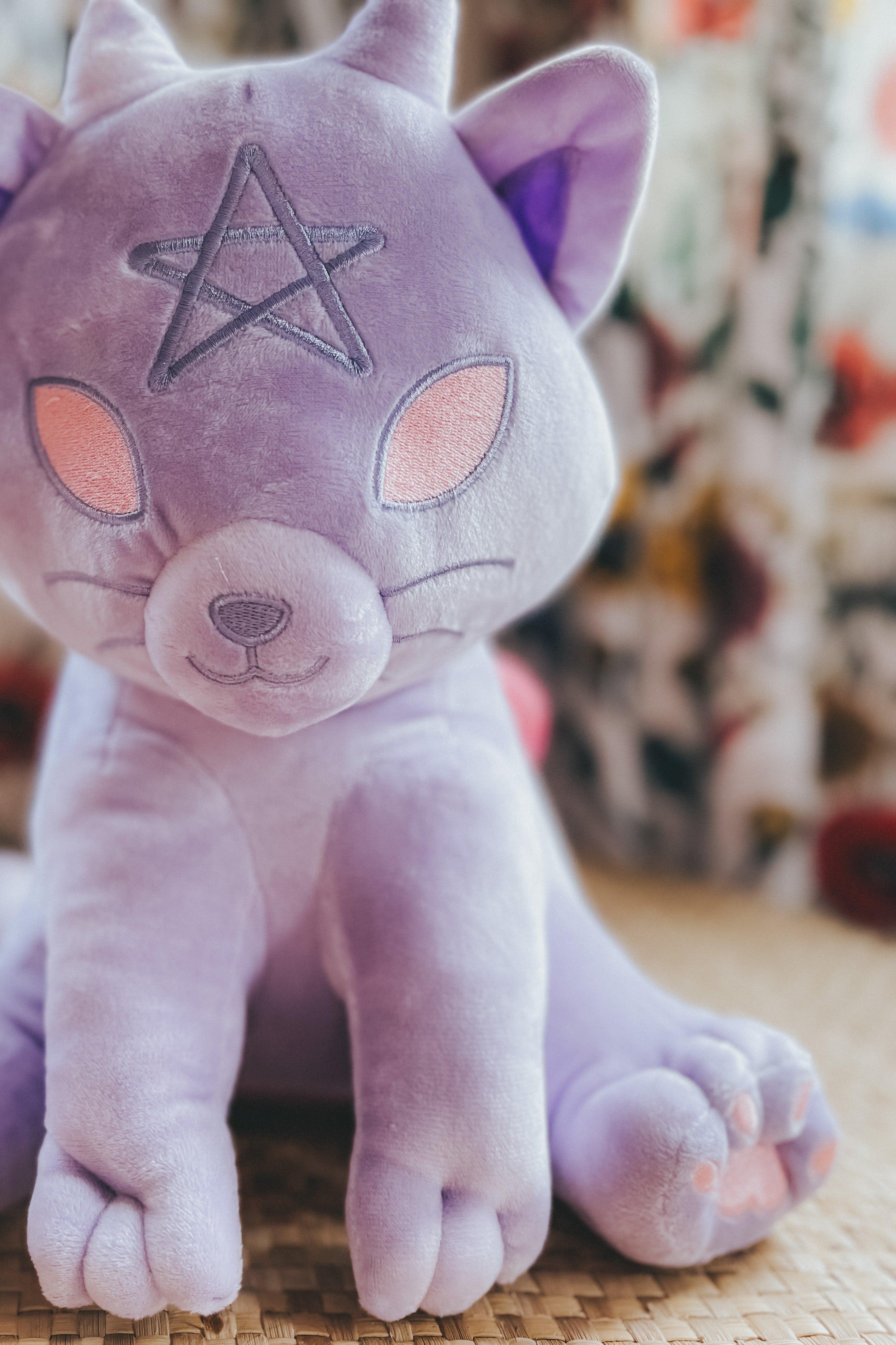 Lucipurr The Witchy Kitten Plushie • Lavender - Atomic Wildflower