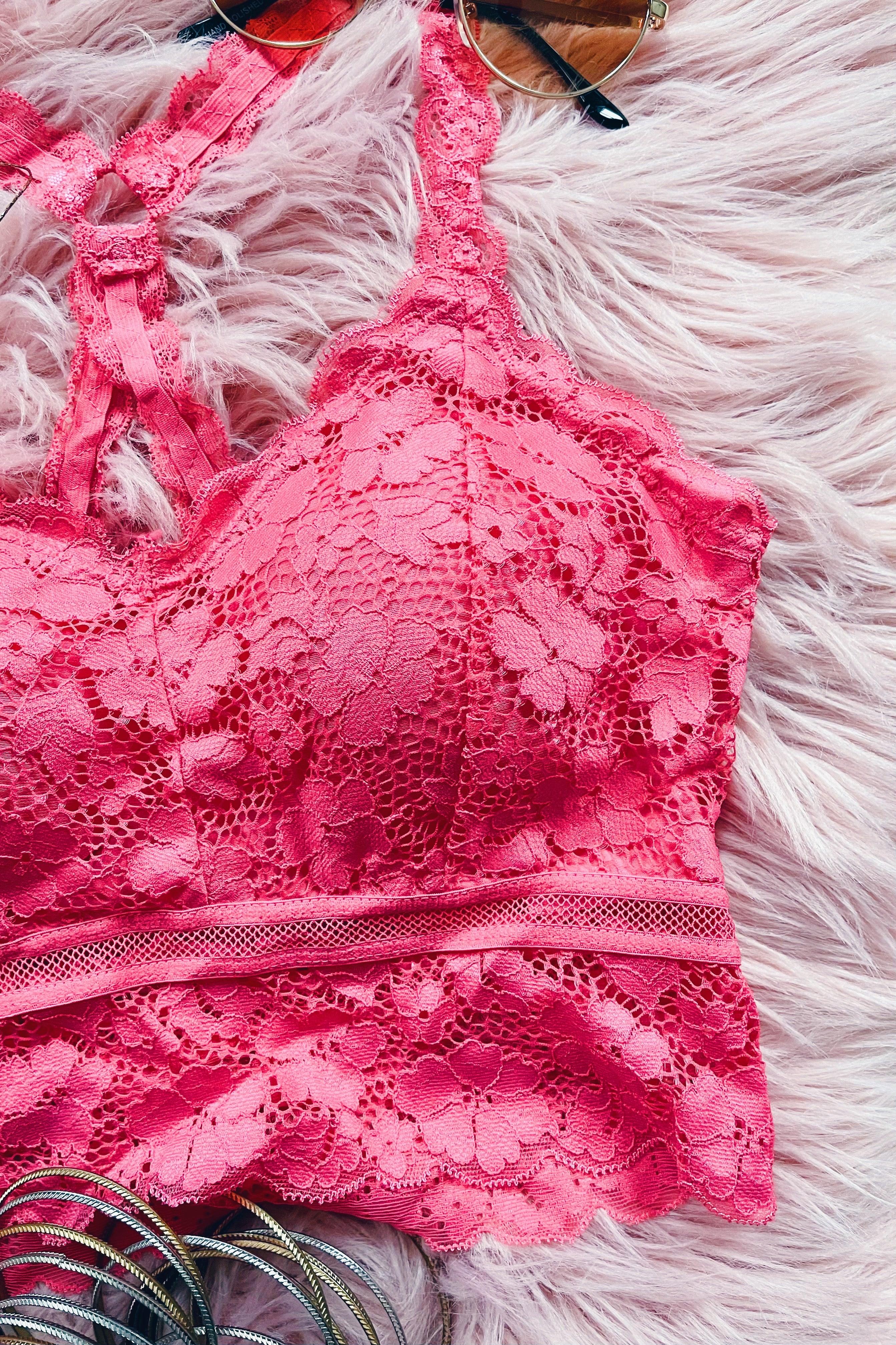 These Dreams Lace Bralette • Pink - Atomic Wildflower
