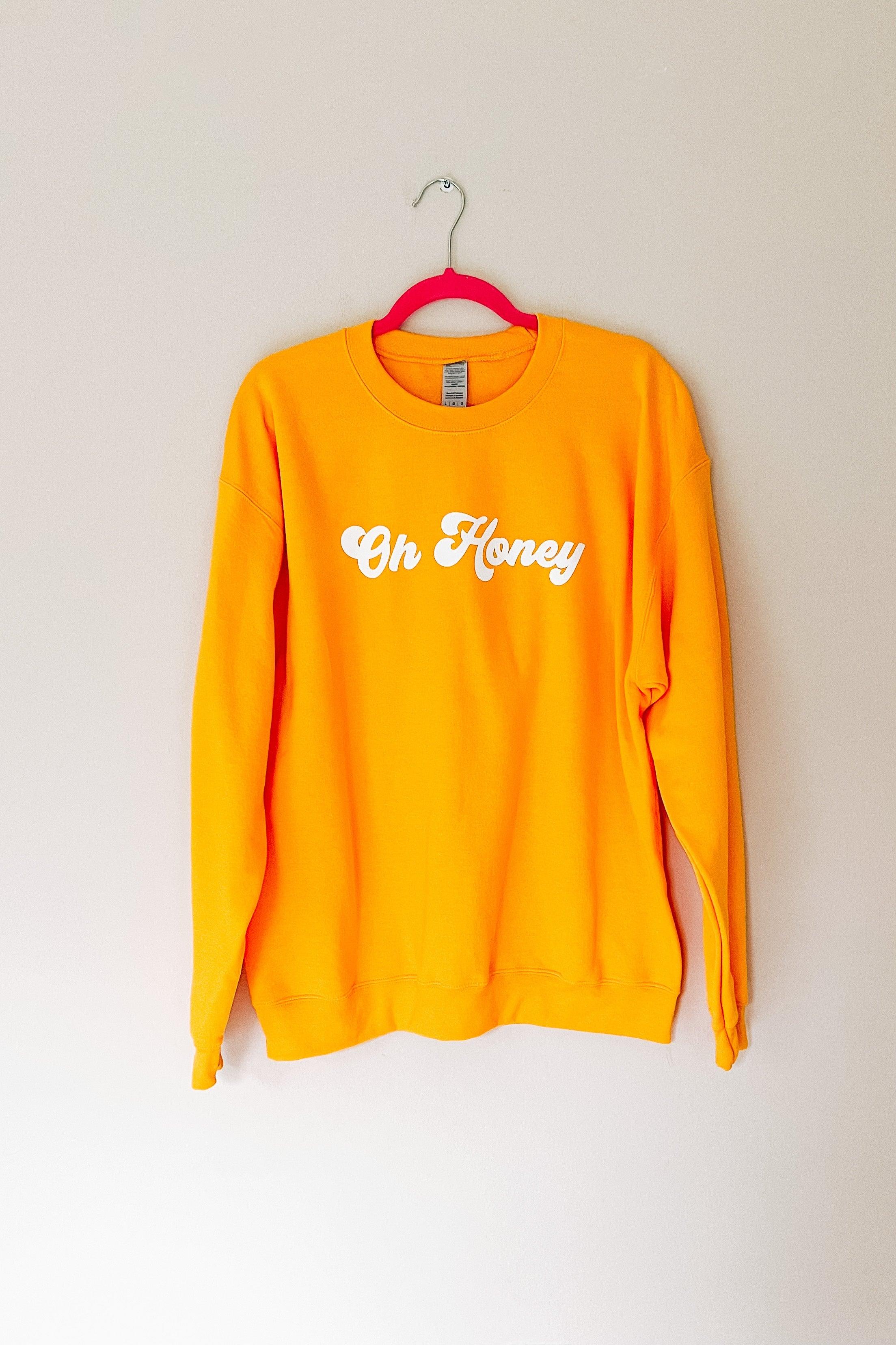 Oh Honey Yellow Pullover - Atomic Wildflower