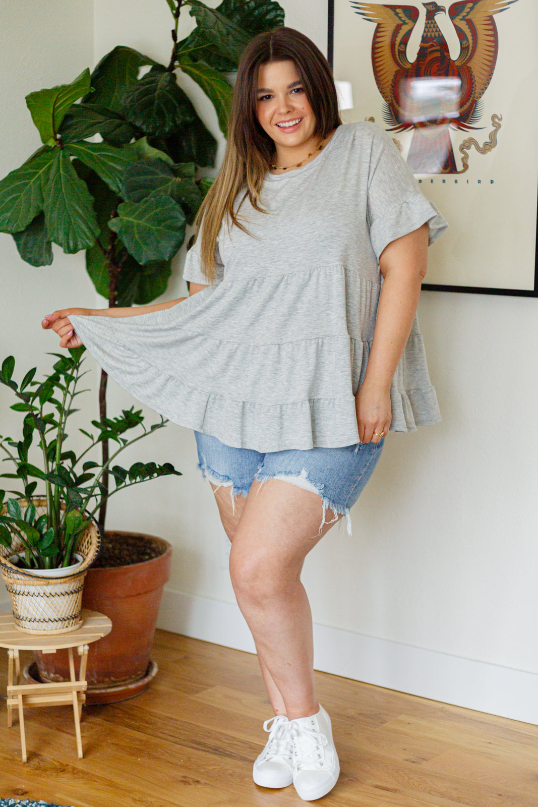 Endless Memories Tiered Babydoll Top - Atomic Wildflower