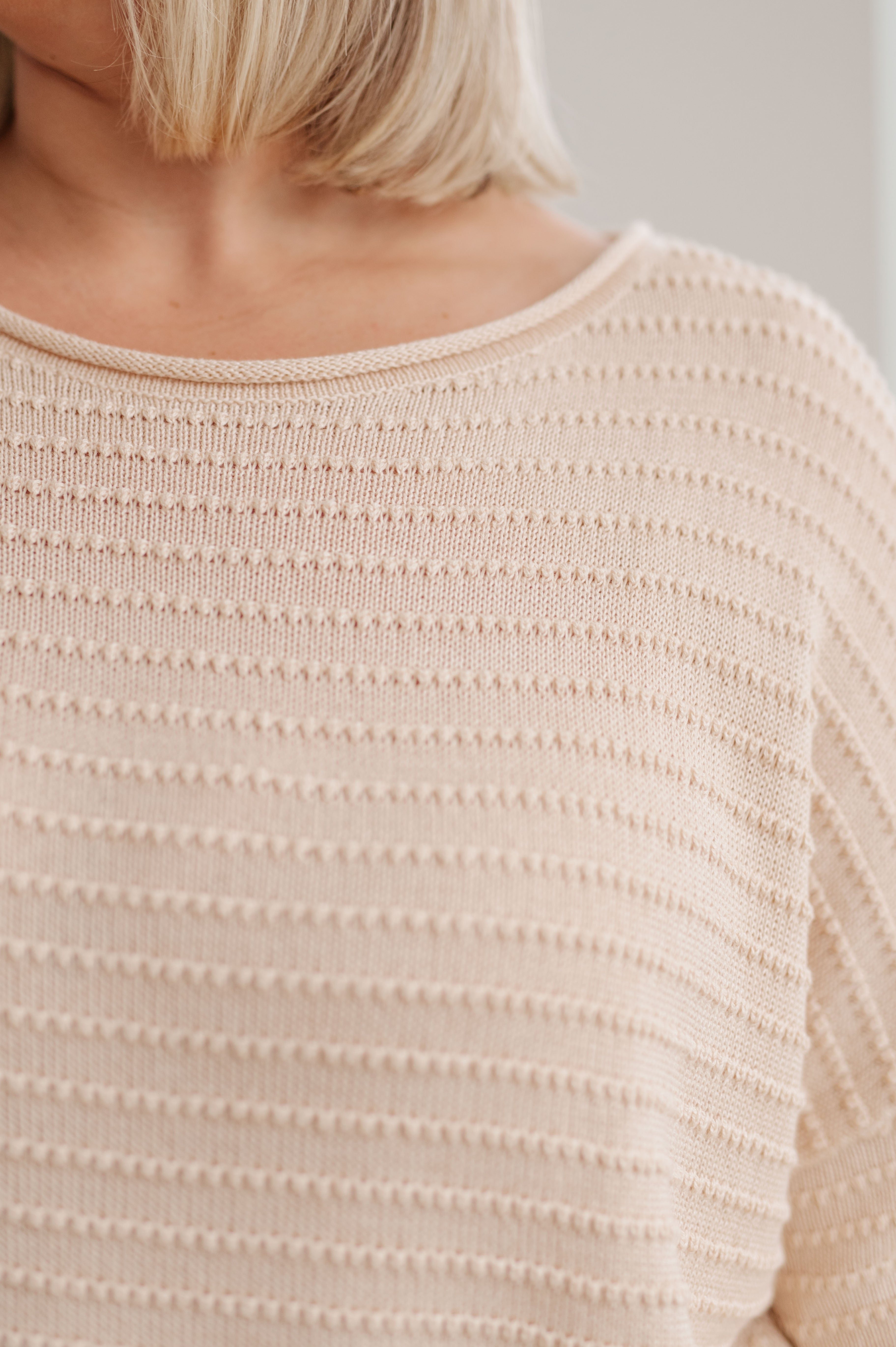 High Tide Oversized Top • Cream