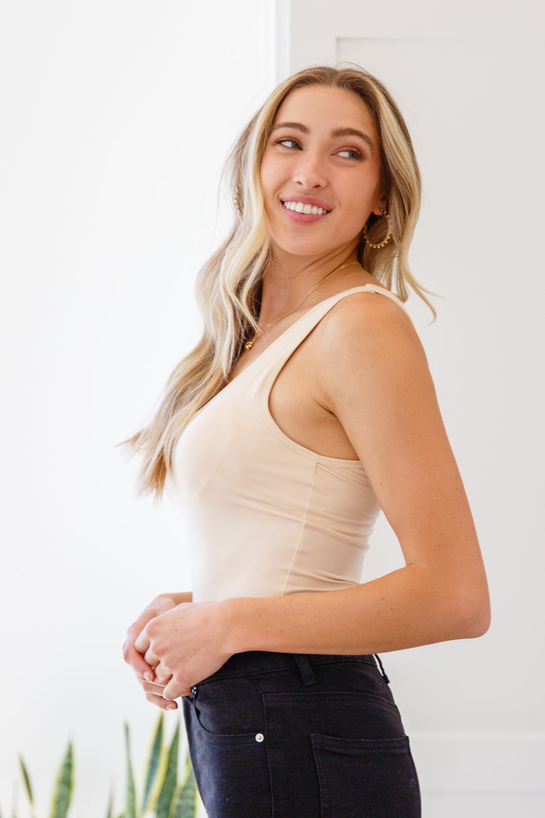 Keep Me Around Bodysuit • Beige
