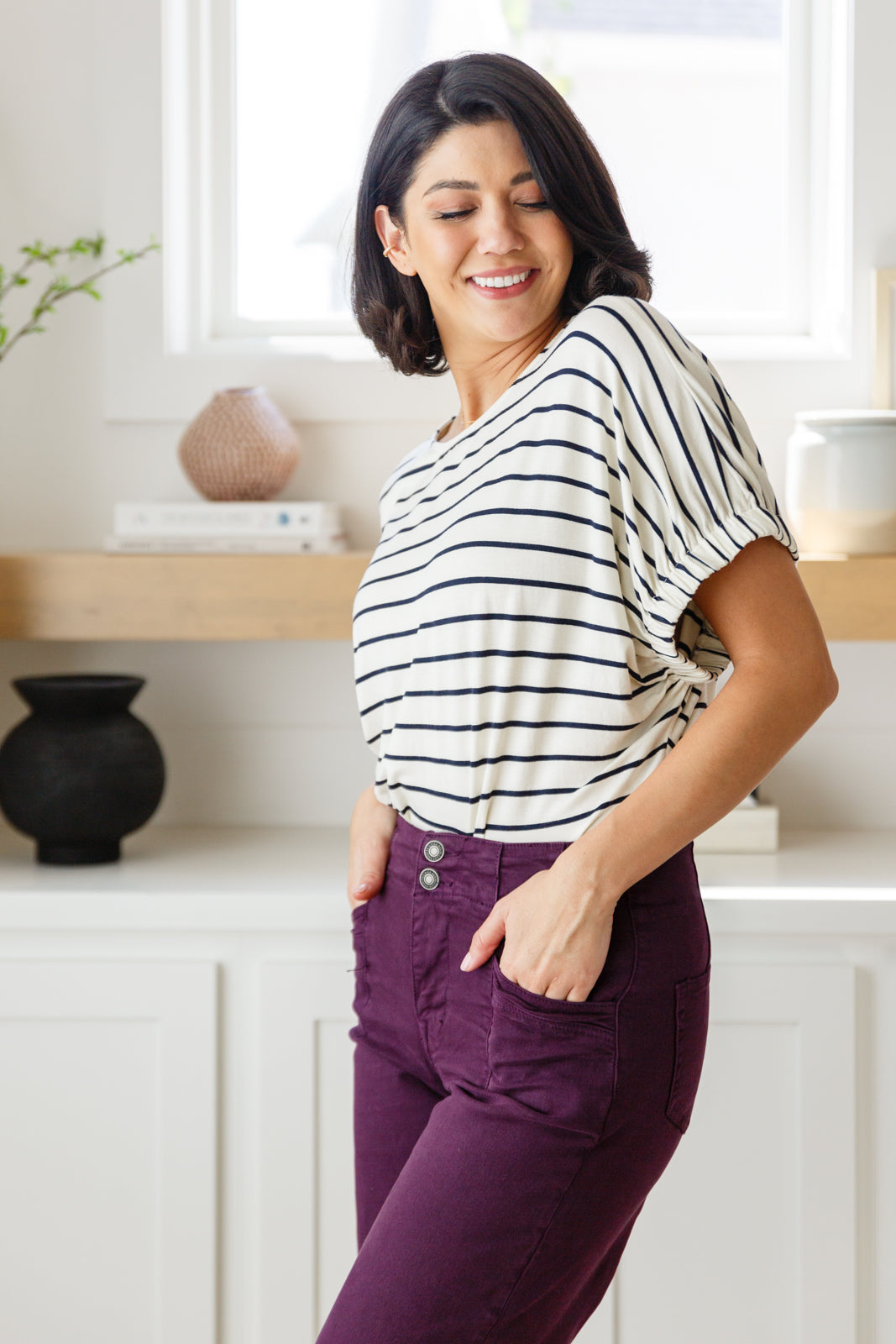 Much Ado About Nothing Striped Top