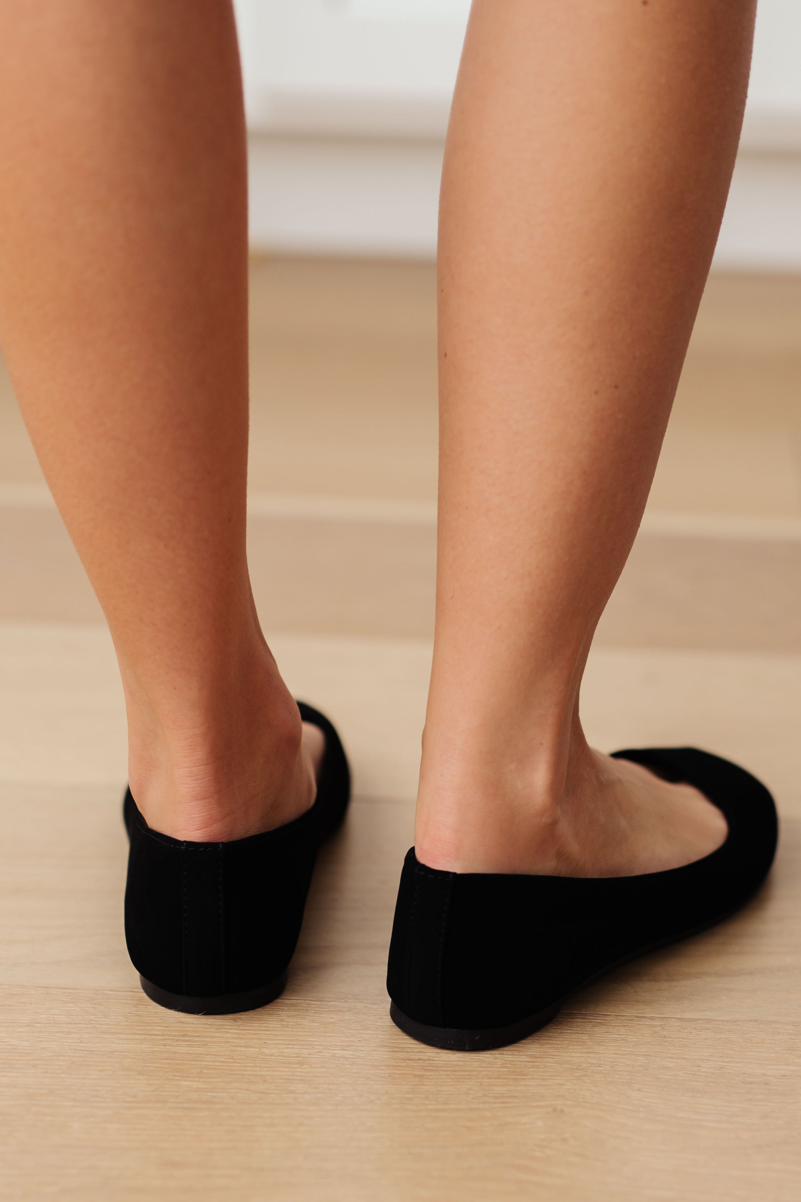 On Your Toes Ballet Flats • Black