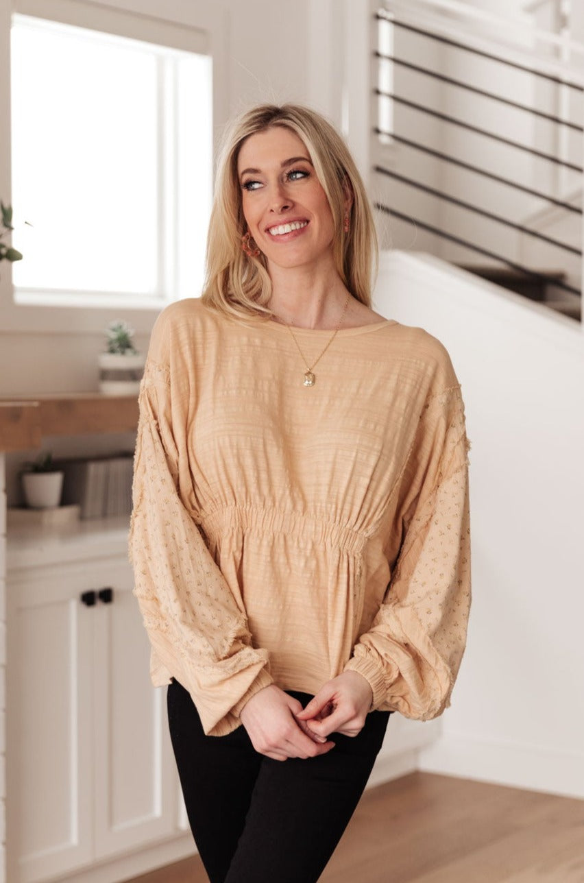 Streets of Prague Top • Peach - Atomic Wildflower