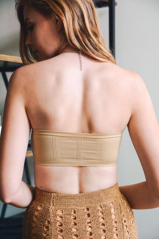 Lovely in Lace Bandeau Bralette - Atomic Wildflower